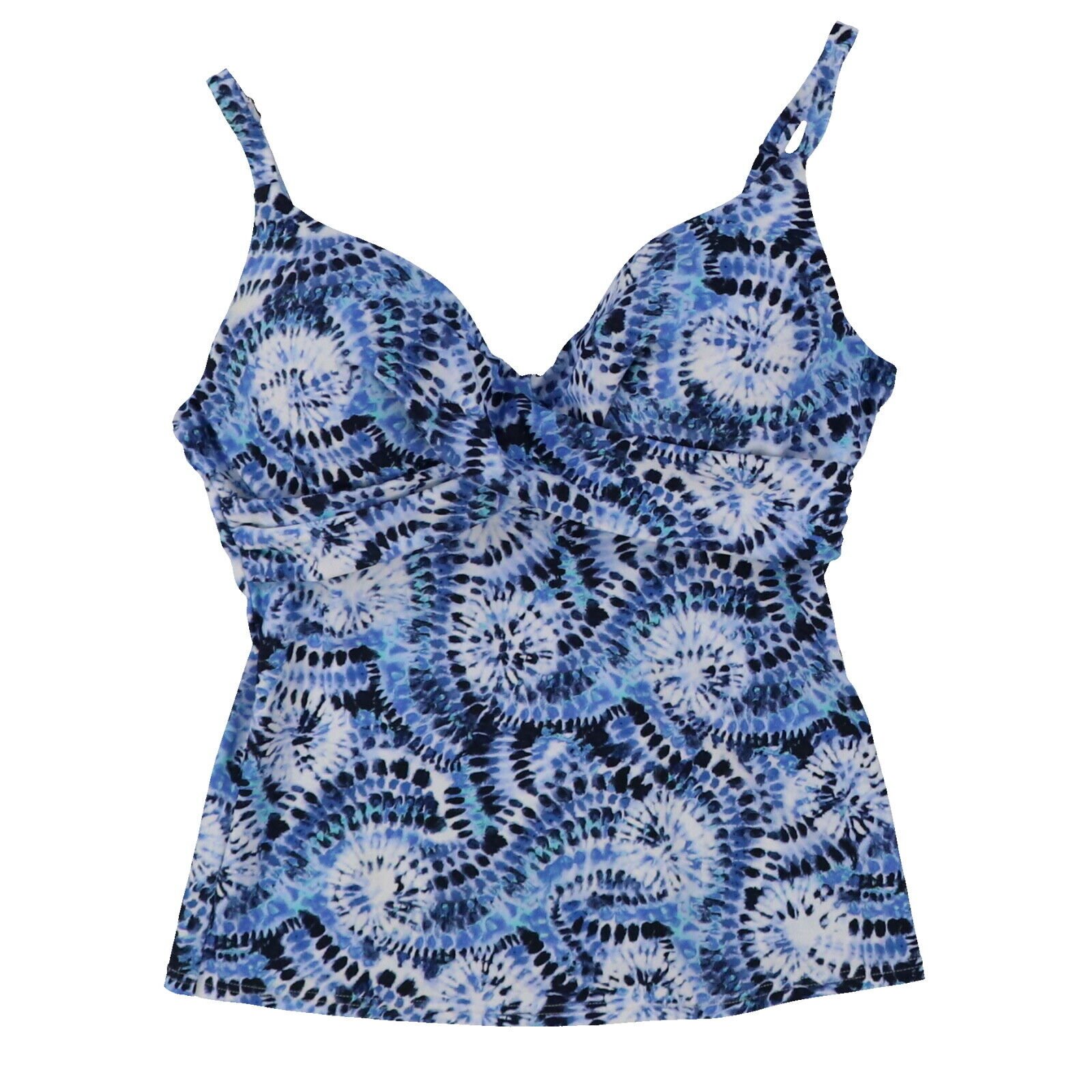 Island Escape Women's Tankini Swim Top Bathing Suit Swimsuit 6 8 10 12 14 16 New - Picture 25 of 47