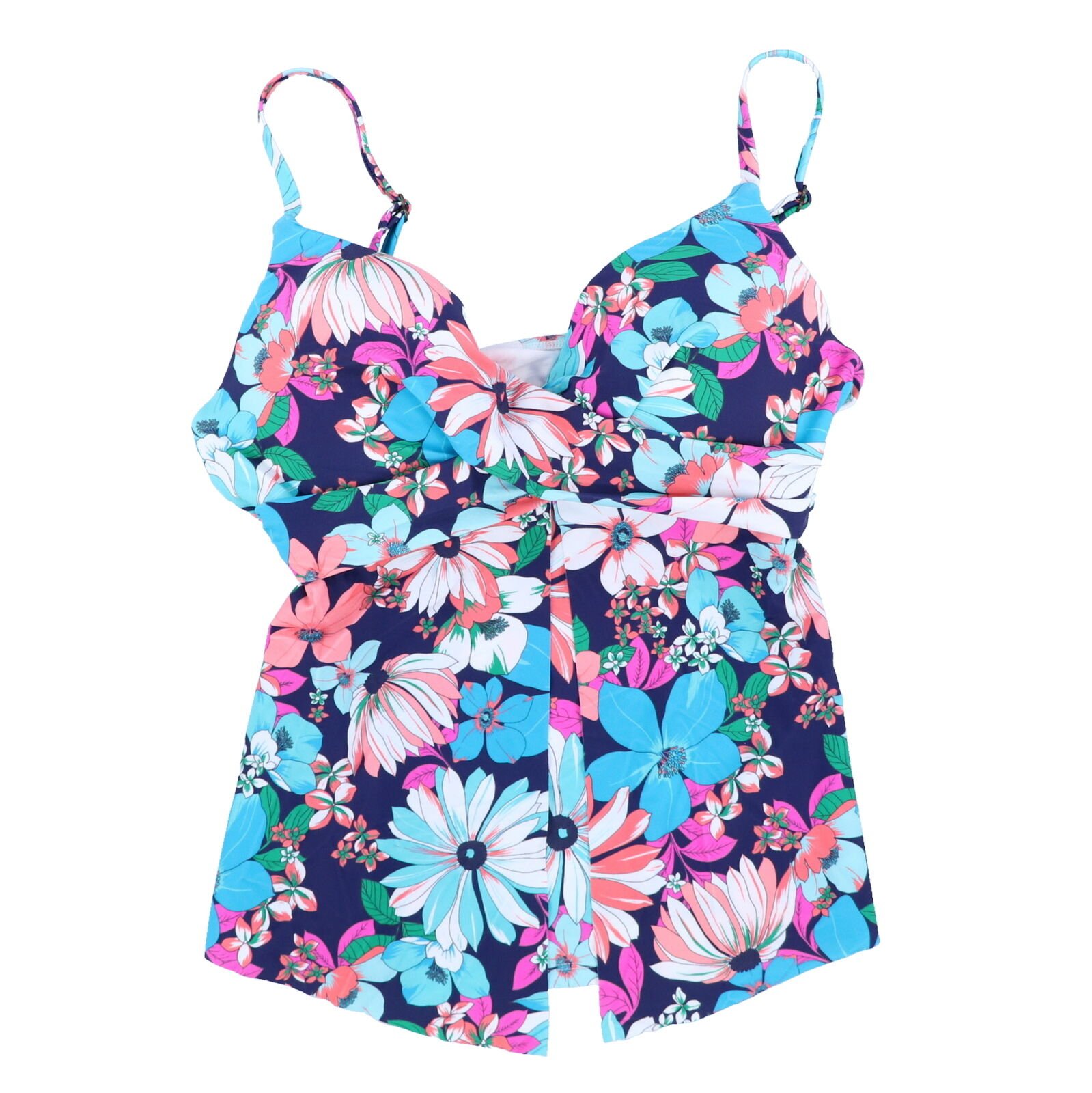 Island Escape Women's Tankini Swim Top Bathing Suit Swimsuit 6 8 10 12 14 16 New - Picture 47 of 47
