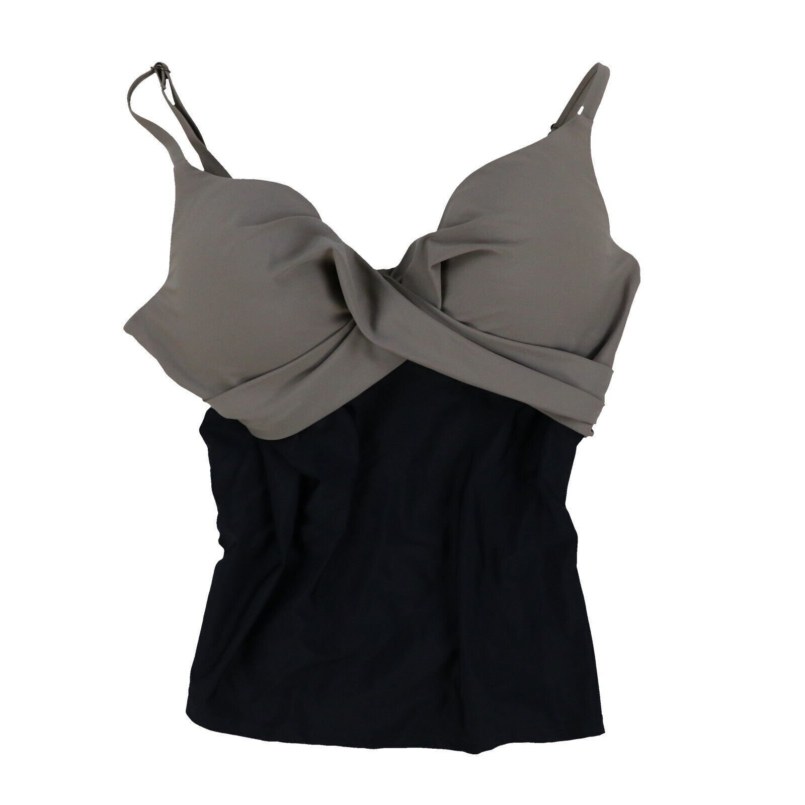 Island Escape Women's Tankini Swim Top Bathing Suit Swimsuit 6 8 10 12 14 16 New - Picture 12 of 47