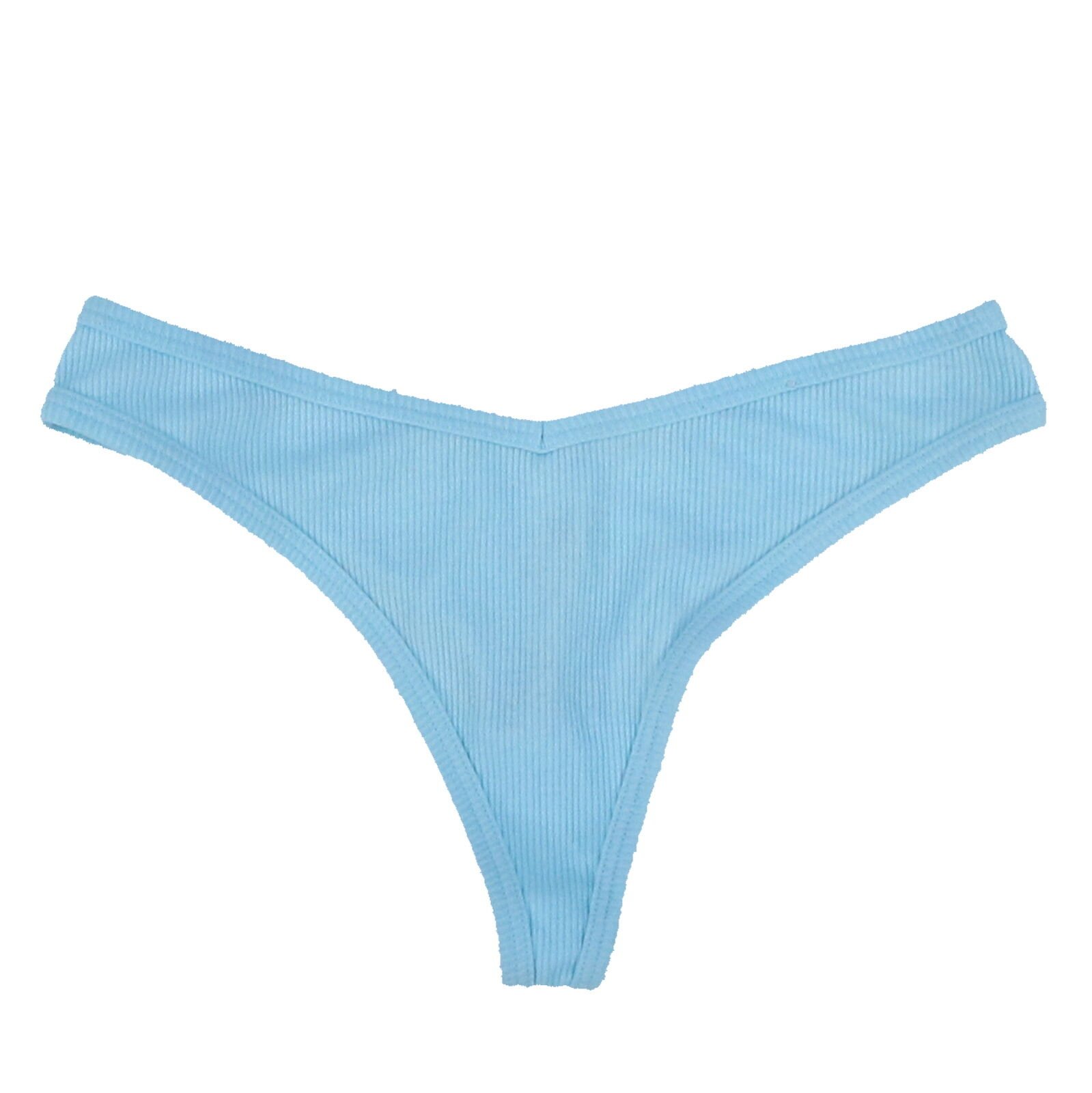 Jenni Women's Underwear Ribbed Thong Sexy Panties Comfort Soft Cheeky Multi New - Picture 2 of 5