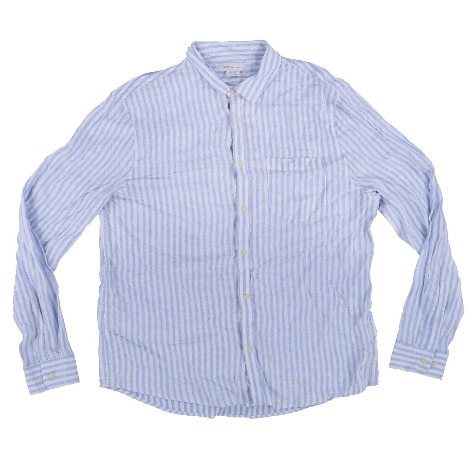 Cotton On Men's Ashby Buttondown Shirt Long Sleeve Collared Button Up Xl New - Imagen 4 de 5