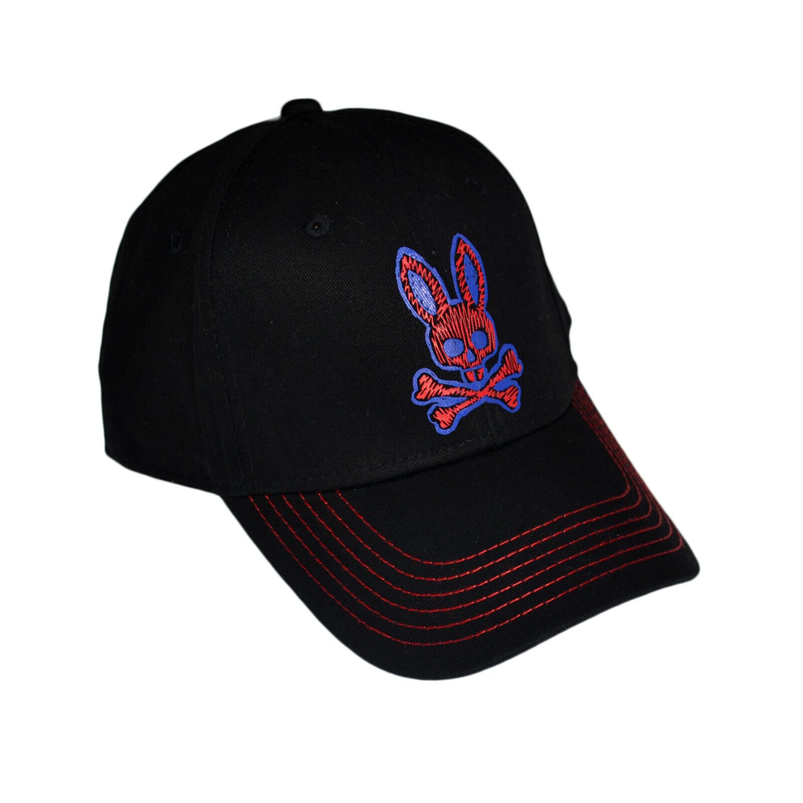 Psycho Bunny Herren Hüte Baseballkappen Grafik Logo Deckel Einheitsgröße Freizeit neu neu mit Etikett - Bild 8 von 12