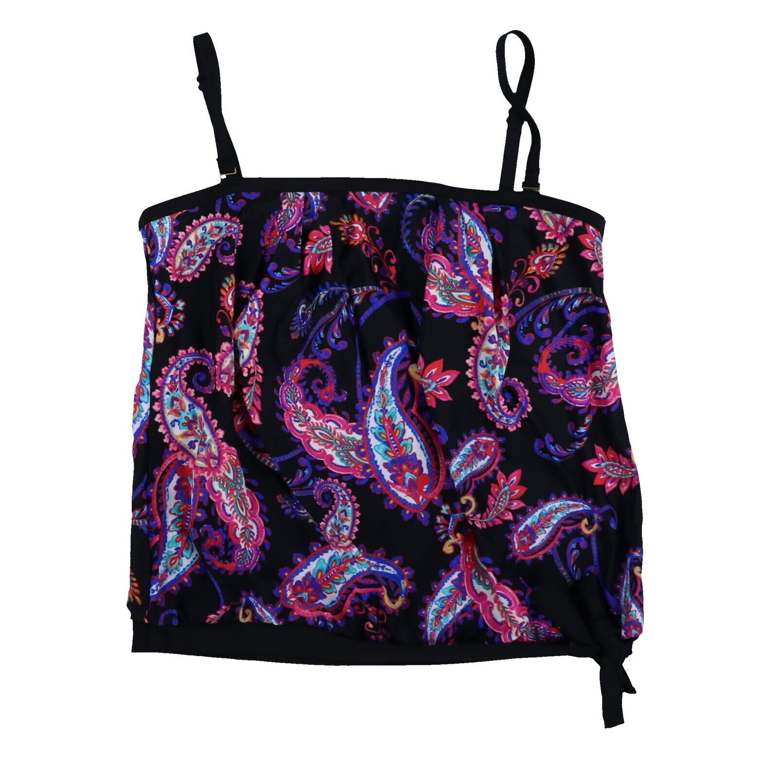 Island Escape Women's Tankini Swim Top Bathing Suit Swimsuit 6 8 10 12 14 16 New - Picture 37 of 47