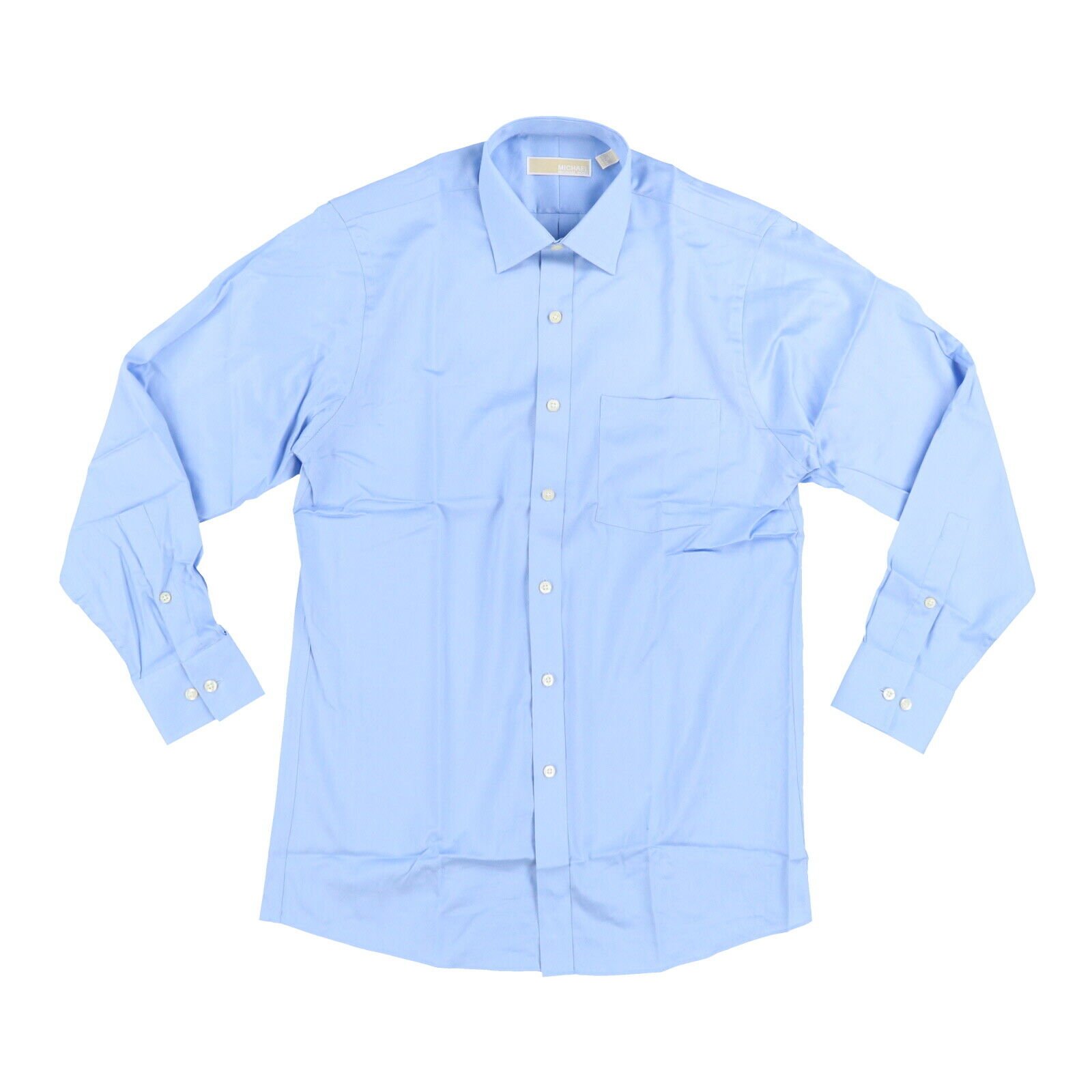Michael Kors Mens Classic Fit Dress Shirt Long Sleeve Buttondown Collared Button - Picture 8 of 10