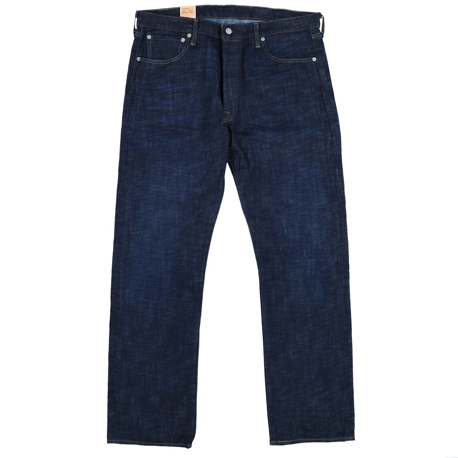 Levis 501 Jeans Button Fly Men's Denim Casual Bottoms Pants Patch Logo Pockets - Picture 7 of 8