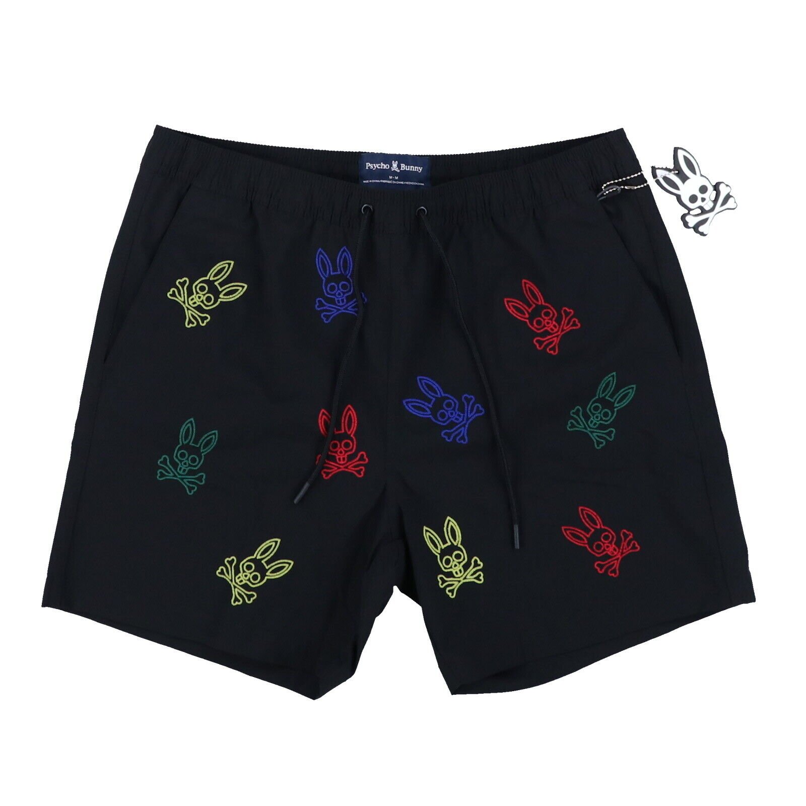 Psycho Bunny Mens Bathing Suit Bottoms Board Shorts Swim Trunks