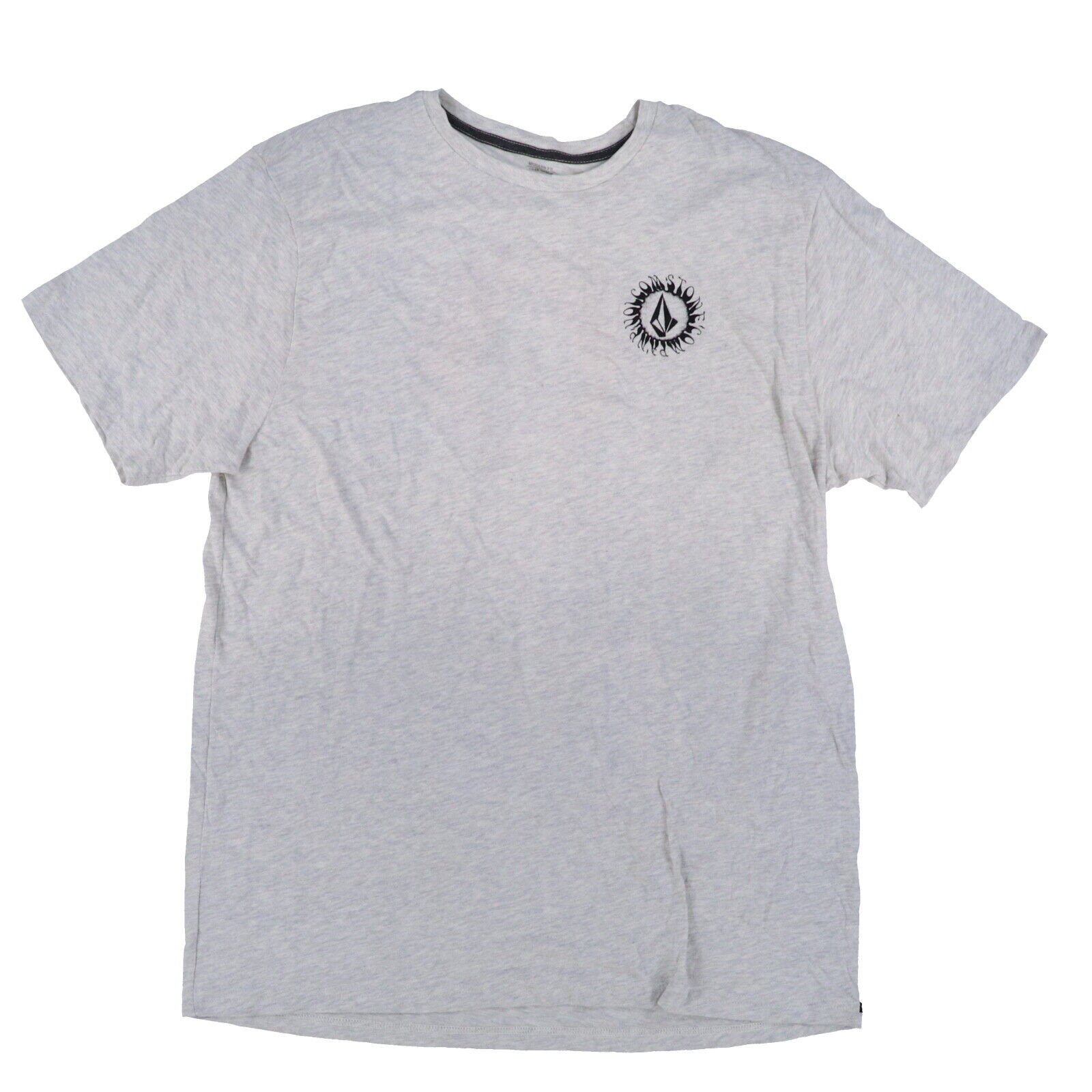 Volcom Mens Graphic T-Shirt Short Sleeve Crew Neck Top Logo White Gray Black New - Picture 8 of 30