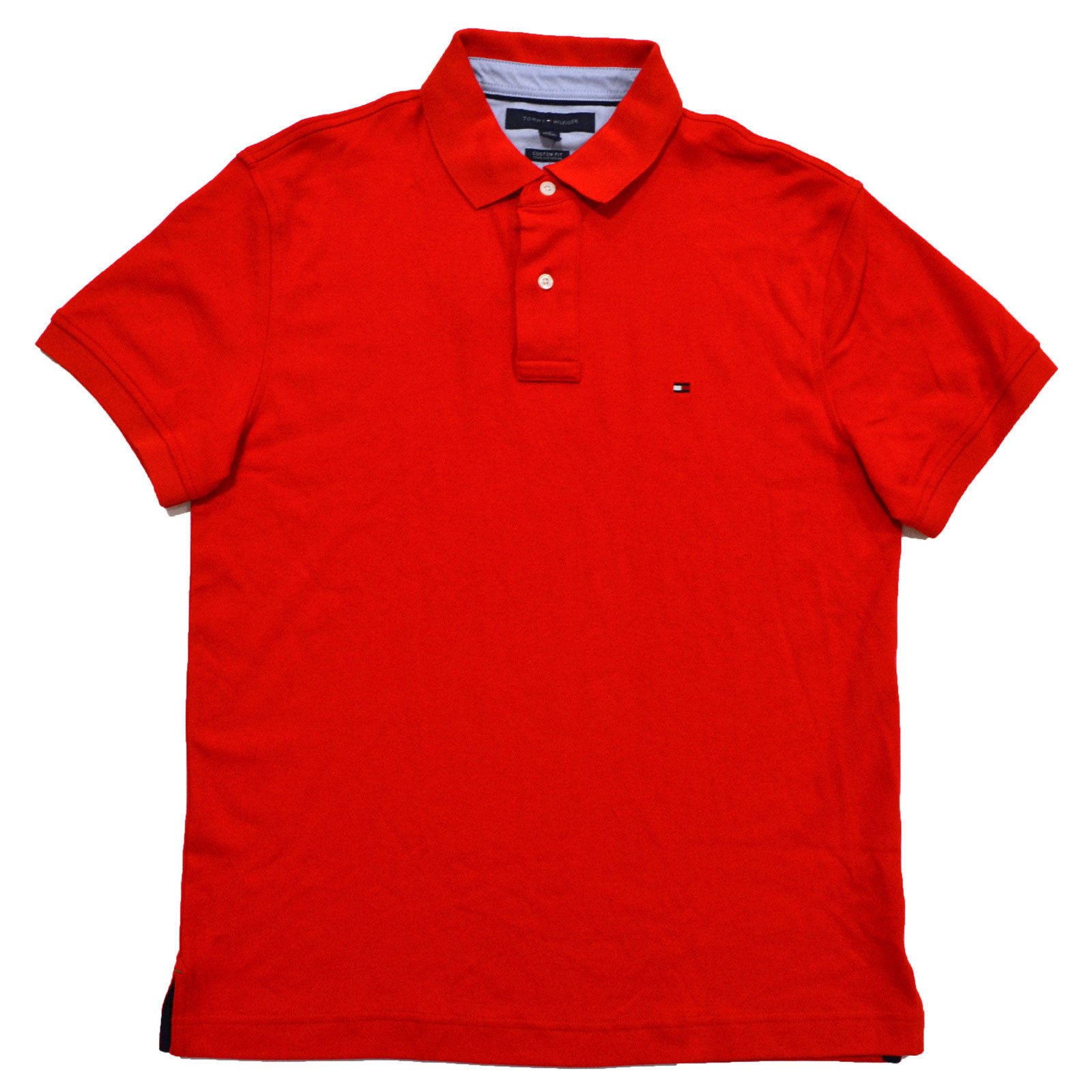Tommy Hilfiger Herren Poloshirt Verriegelung maßgeschneiderte Passform kurzärmeliger Kragen Neu Th - Bild 2 von 42