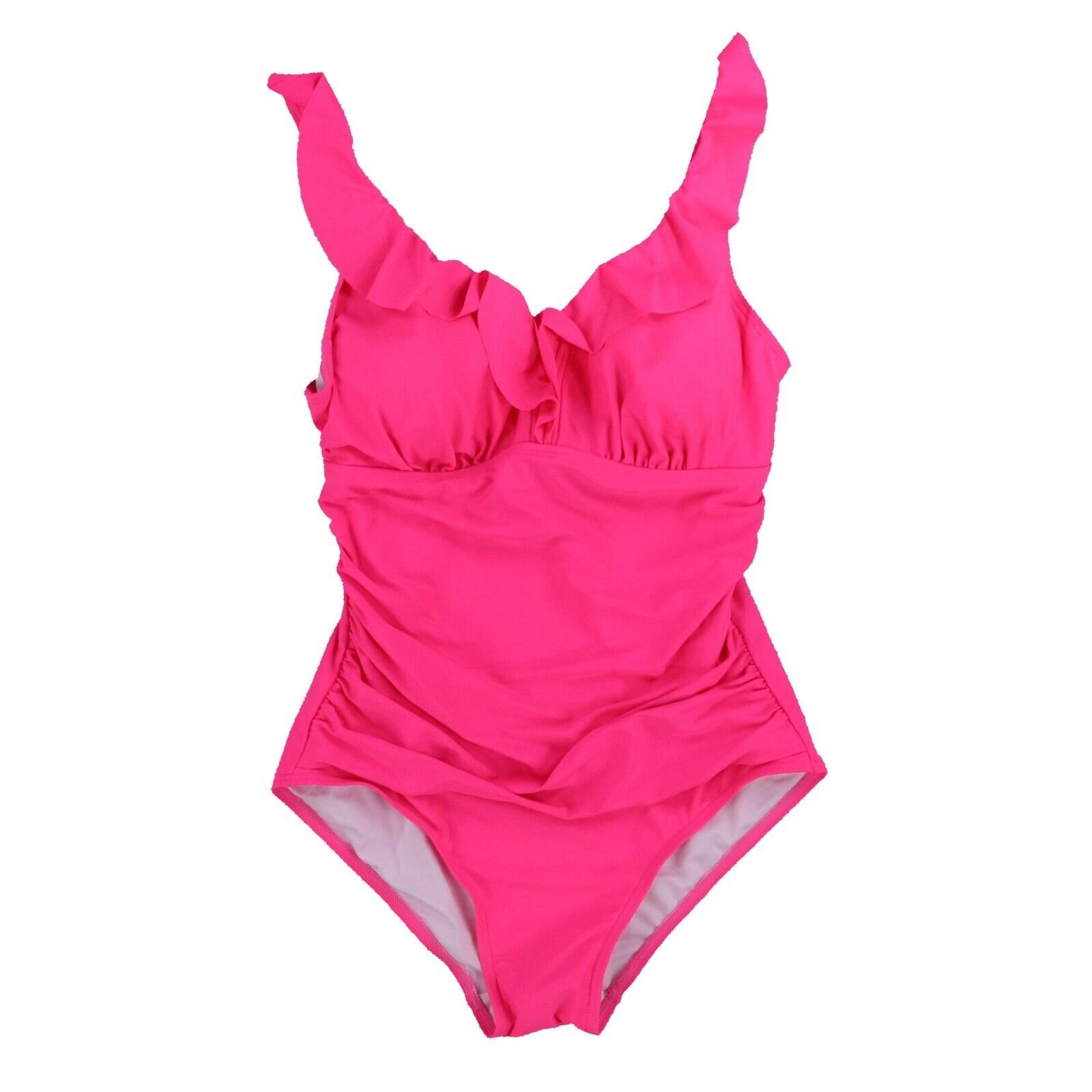 DKNY 水着　ワンピースLL タグ付き DKNY Women's One Piece Tummy Control Halter Neckline
