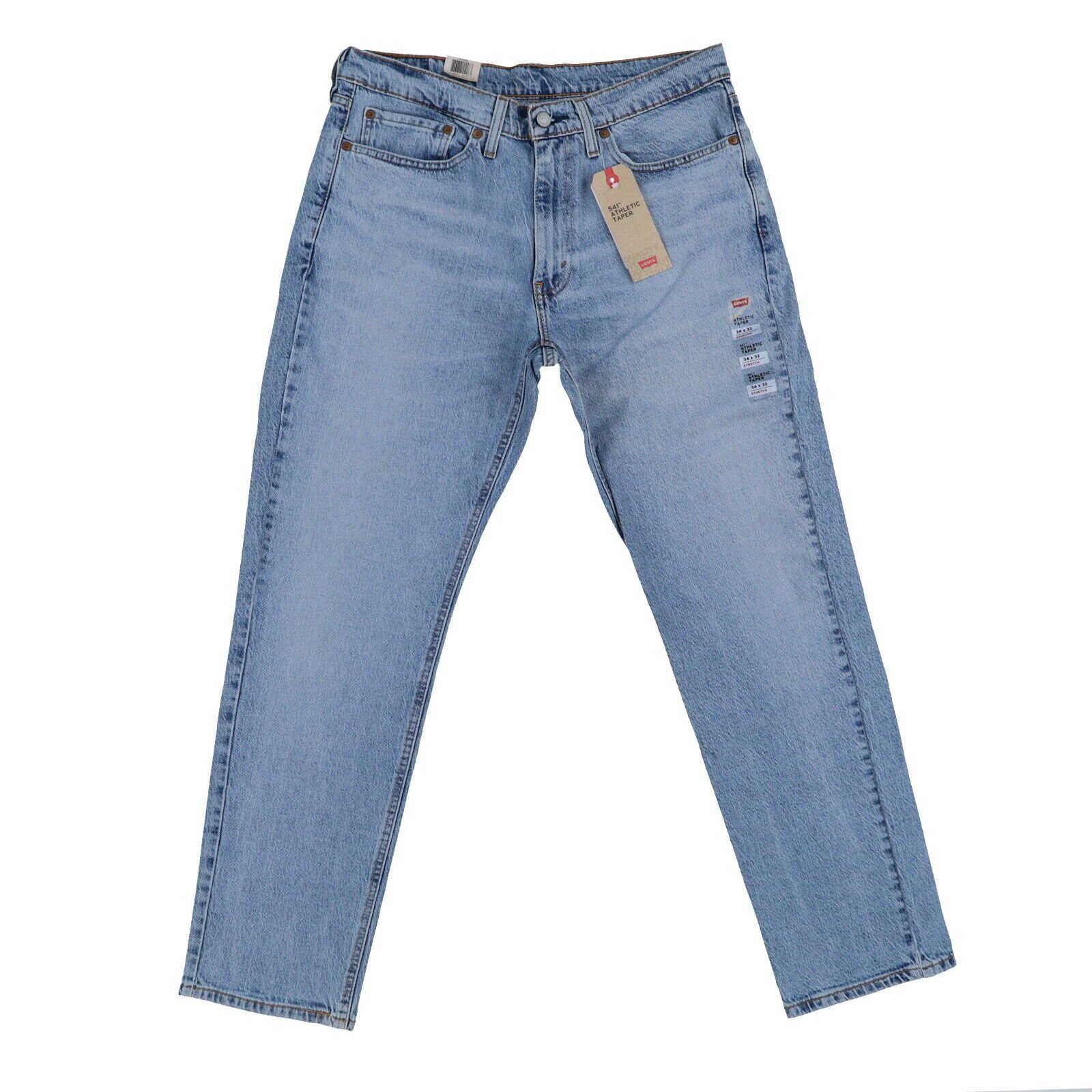 Levis 541 Herrenjeans sportliche Passform Freizeit Denim Hose Baumwolle Unterteil Reißverschluss Fly - Bild 19 von 22