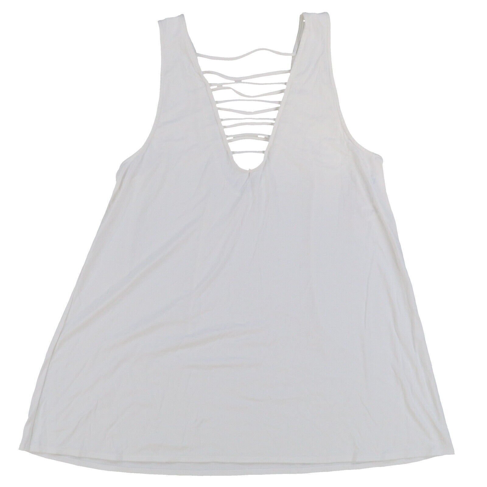 California Waves Women's Lattice Swim Coverup Bathing Suit Cover Up M L New - Picture 4 of 5