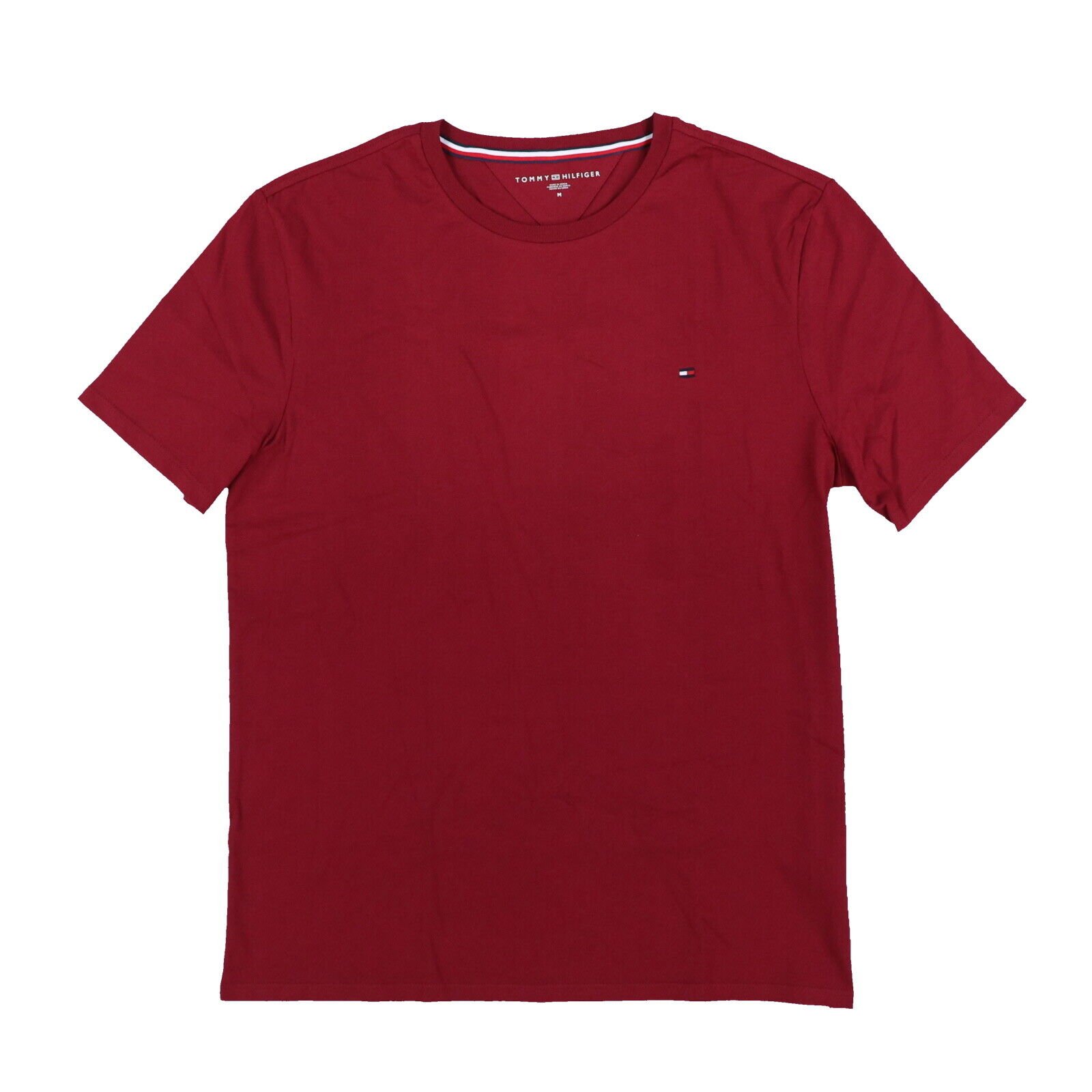 Tommy Hilfiger Hombre Camiseta Cuello Redondo Camiseta Calce Clásico Manga Corta Camisa Nueva - Imagen 10 de 10