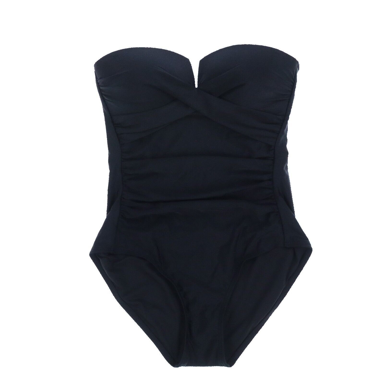 Calvin Klein Women's Swim One Piece Bandeau Bathing Suit Strapless Swimsuit New - Picture 4 of 6