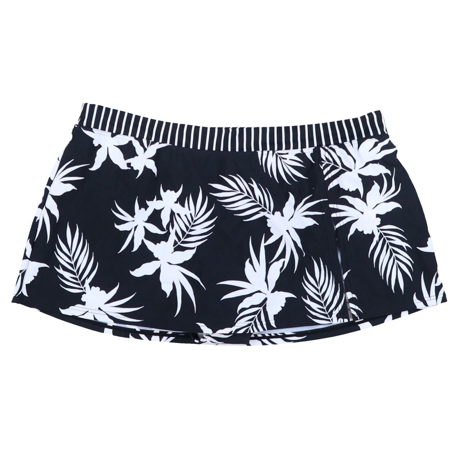 Island Escape Women's Swim Skirt Bathing Suit Bottoms Swimwear Black New 8 10 14 - Picture 2 of 5
