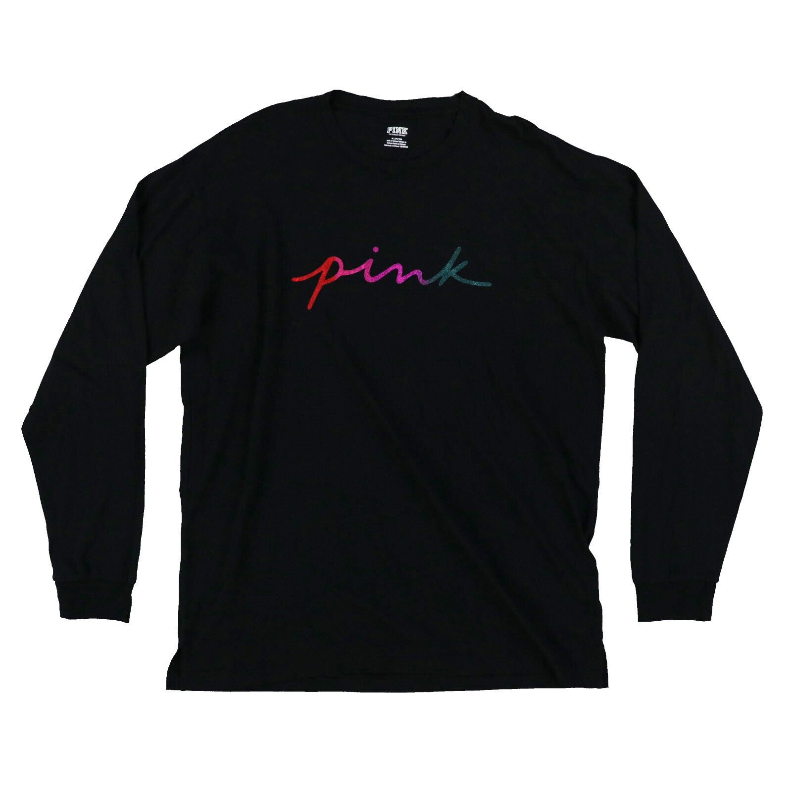 Victoria's Secret Pink T-Shirt Long Sleeve Graphic Tee Vs Logo Casual New Nwt - 第 20/21 張圖片