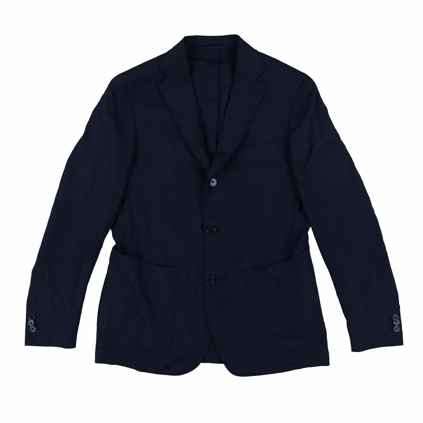 Dylan graue leichte Herren Wolljacke Oberbekleidung Buttondown Mantel 36R 38R 44R - Bild 2 von 3