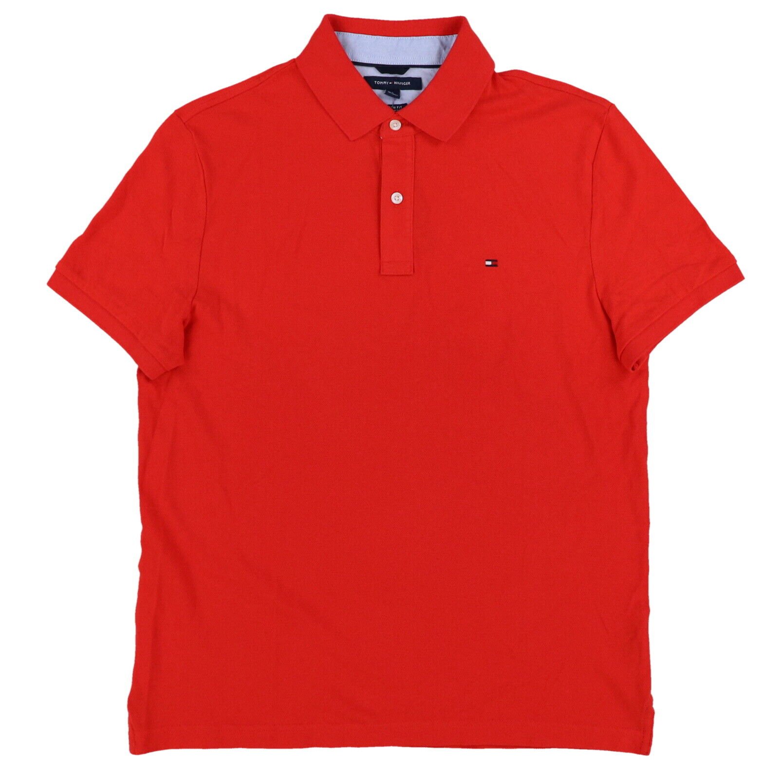 Polo uomo Tommy Hilfiger vestibilità personalizzata maglia manica corta logo bandiera nuova - Foto 7 di 23