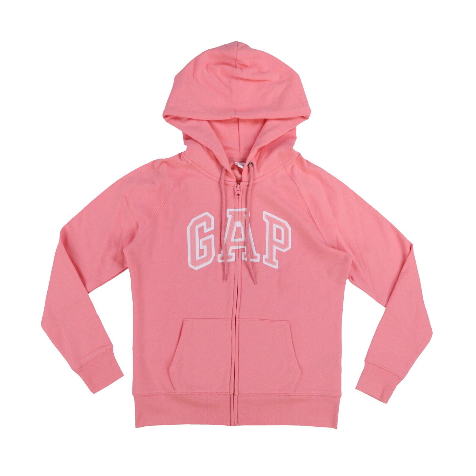Gap Women's Hoodie Full Zip Up Jacket Fleece Lined Arch Logo