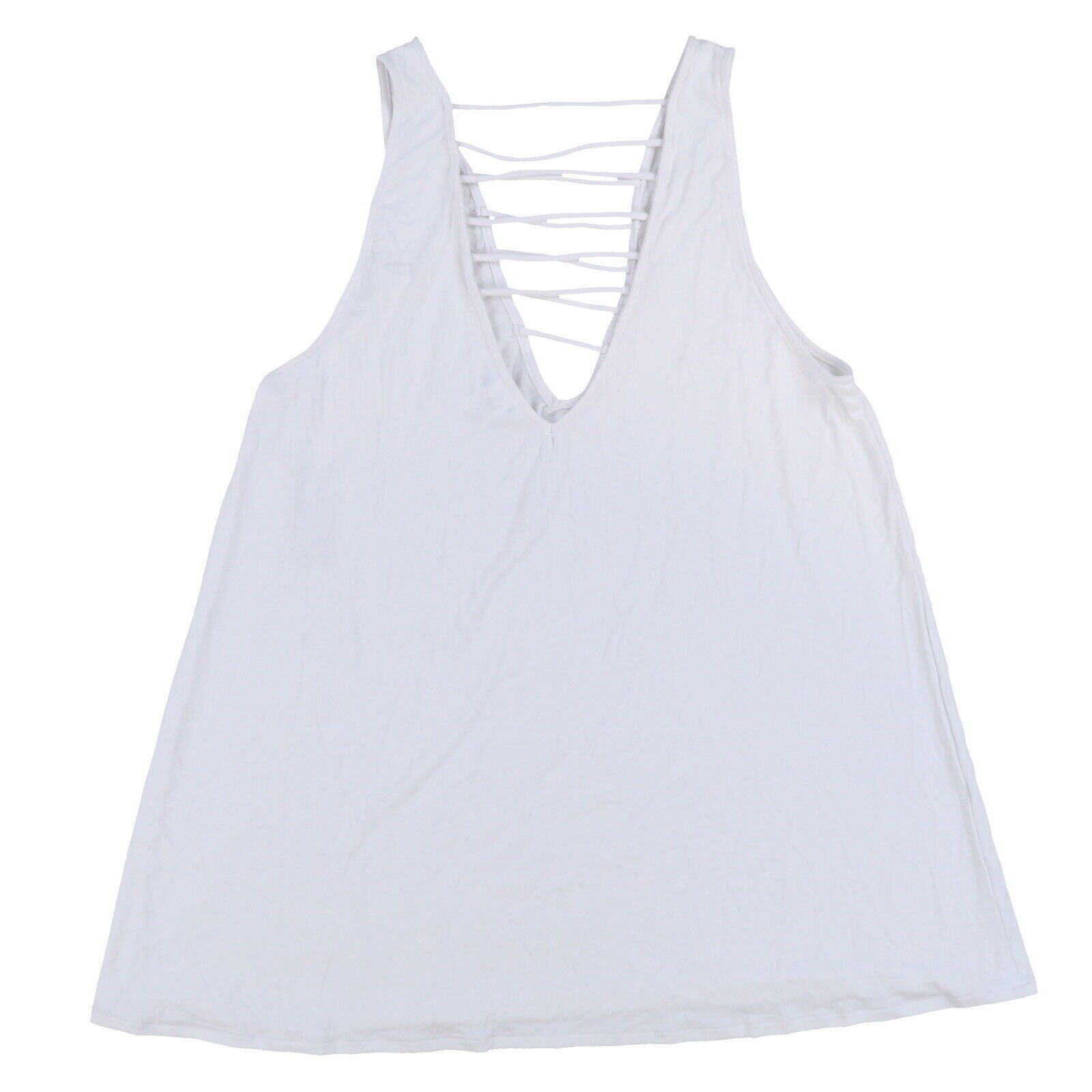 California Waves Women's Lattice Swim Coverup Bathing Suit Cover Up M L New - Picture 3 of 5