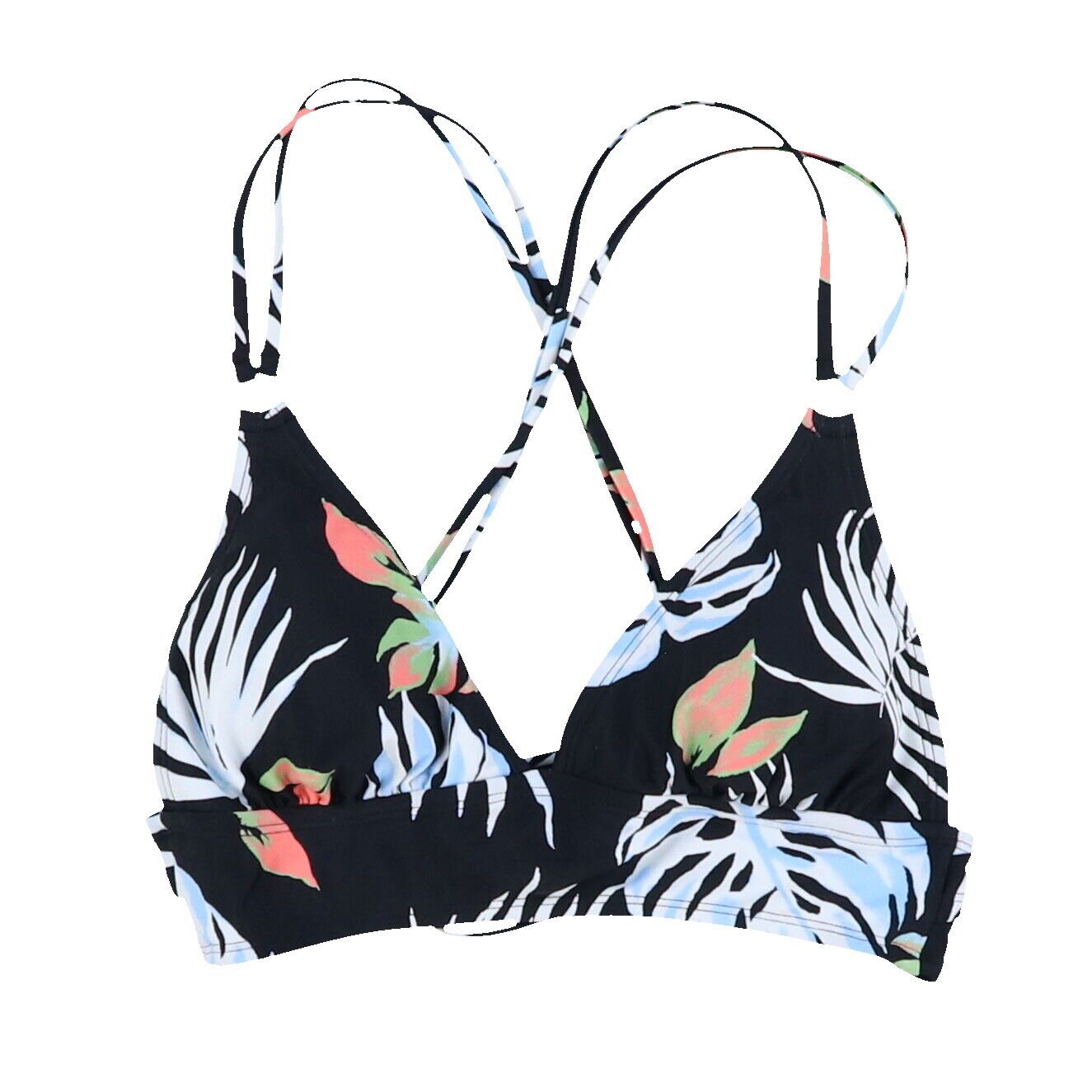 Hula Honey Women's Lace Back Bikini Swim Bathing Suit Top Swimsuit Xs Xl New - Picture 5 of 15