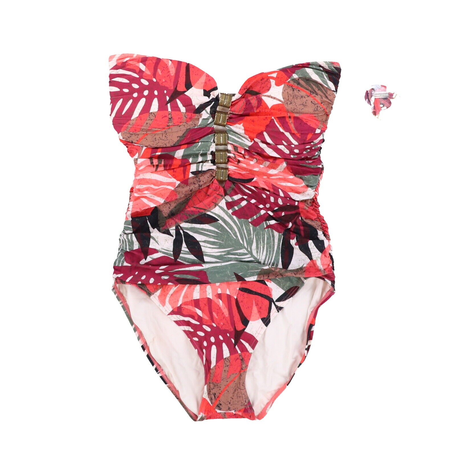 Carmen Marc Valvo Women's Swim One Piece Bathing Suit Swimsuit 4 6 8 10 12 14 - Picture 3 of 10