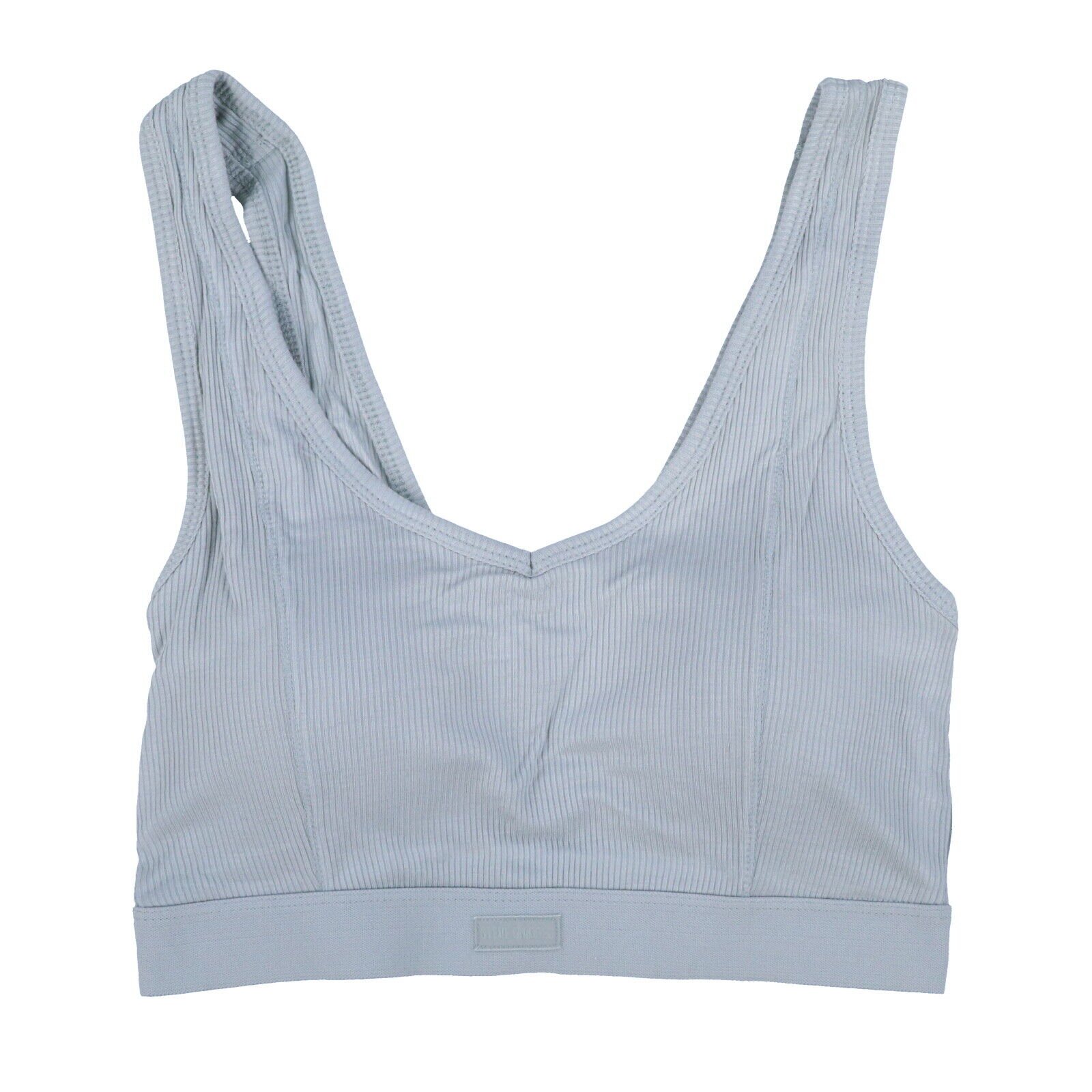 Steve Madden Damen Gerippter Stretch Bralette Gepolsterter Lounge BH M L XL NEU - Bild 3 von 4