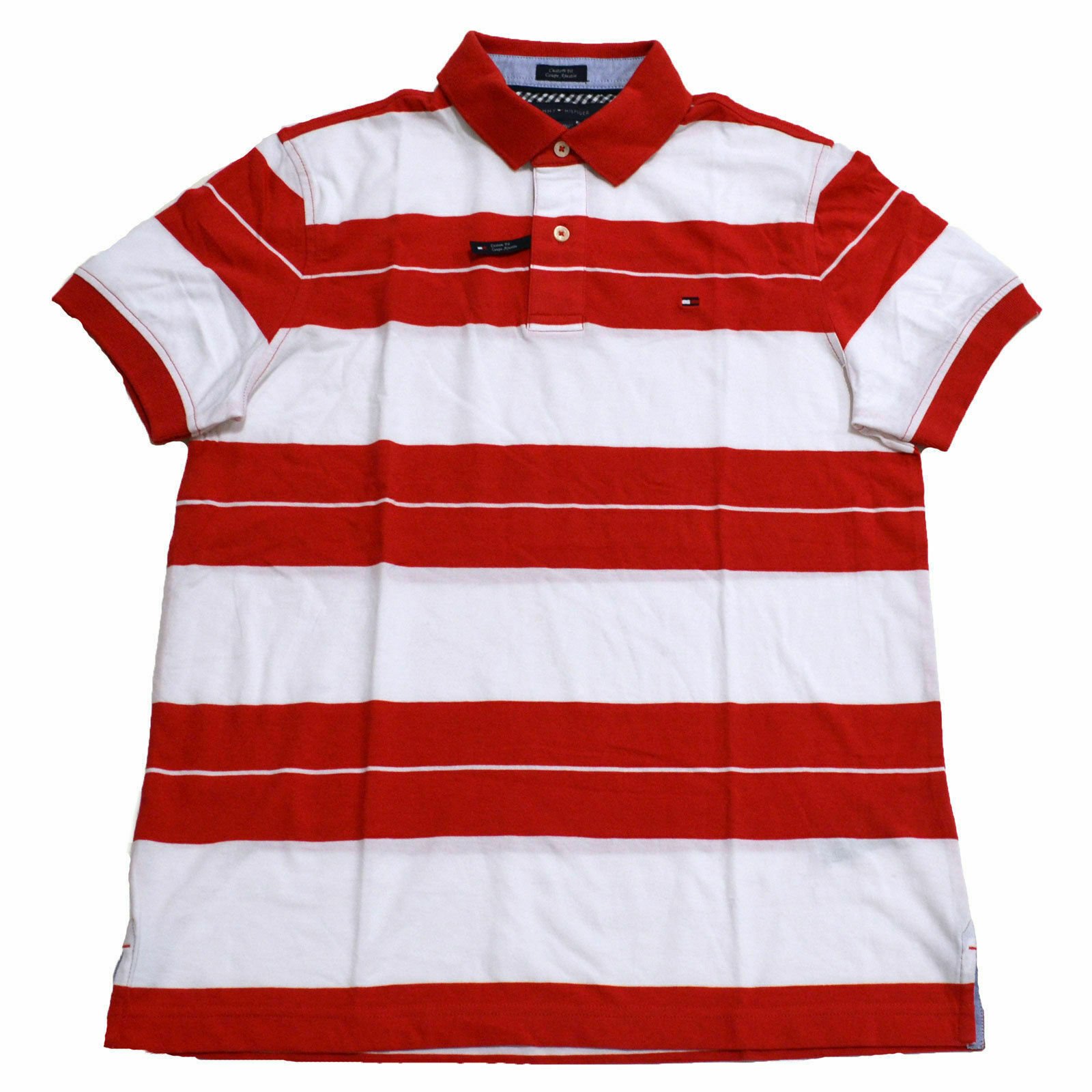 Tommy Hilfiger Herren Poloshirt Verriegelung maßgeschneiderte Passform kurzärmeliger Kragen Neu Th - Bild 25 von 42