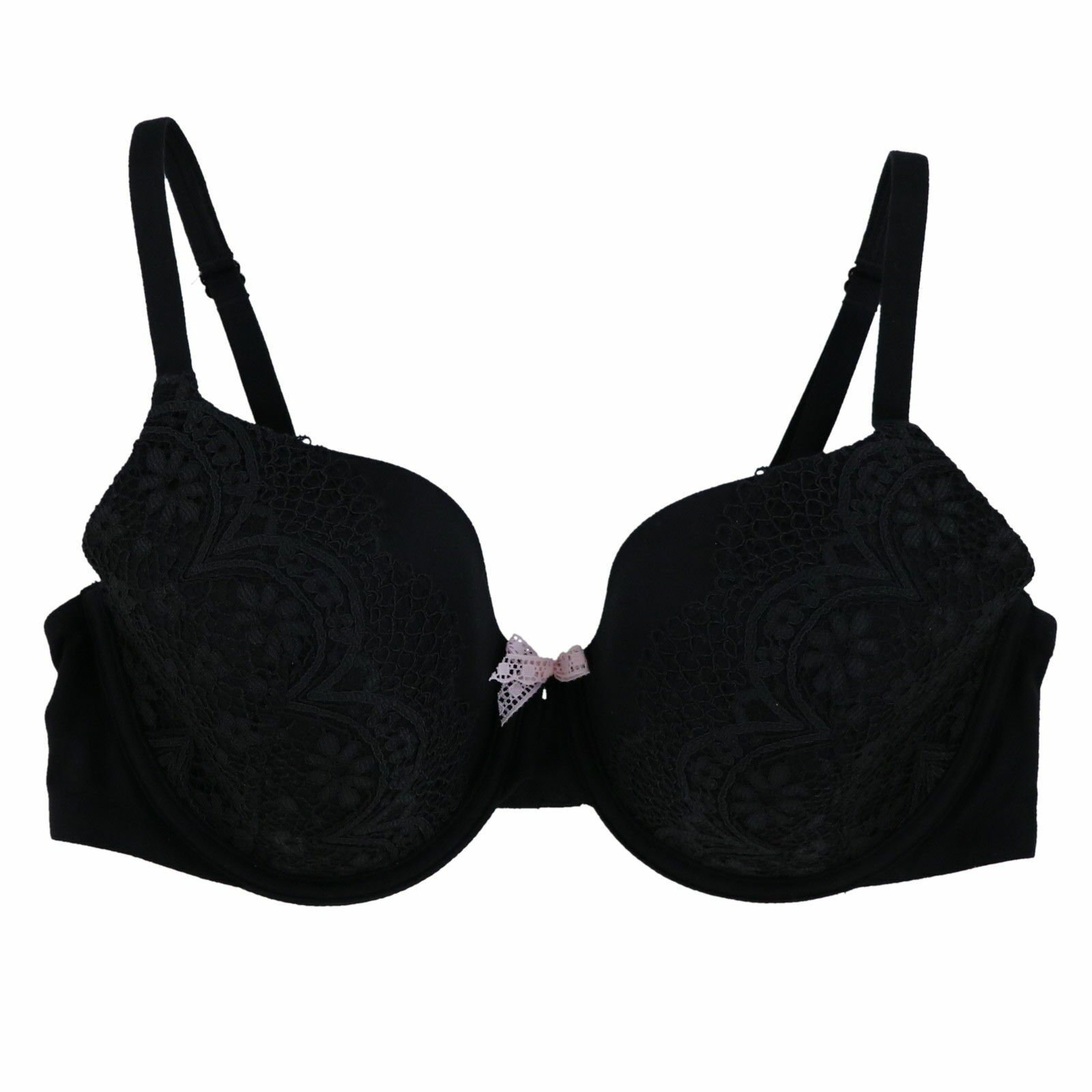 Victoria's Secret Bra Underwire Lined Adjustable Straps Sexy 32DD 34D 34DD New - Picture 2 of 5