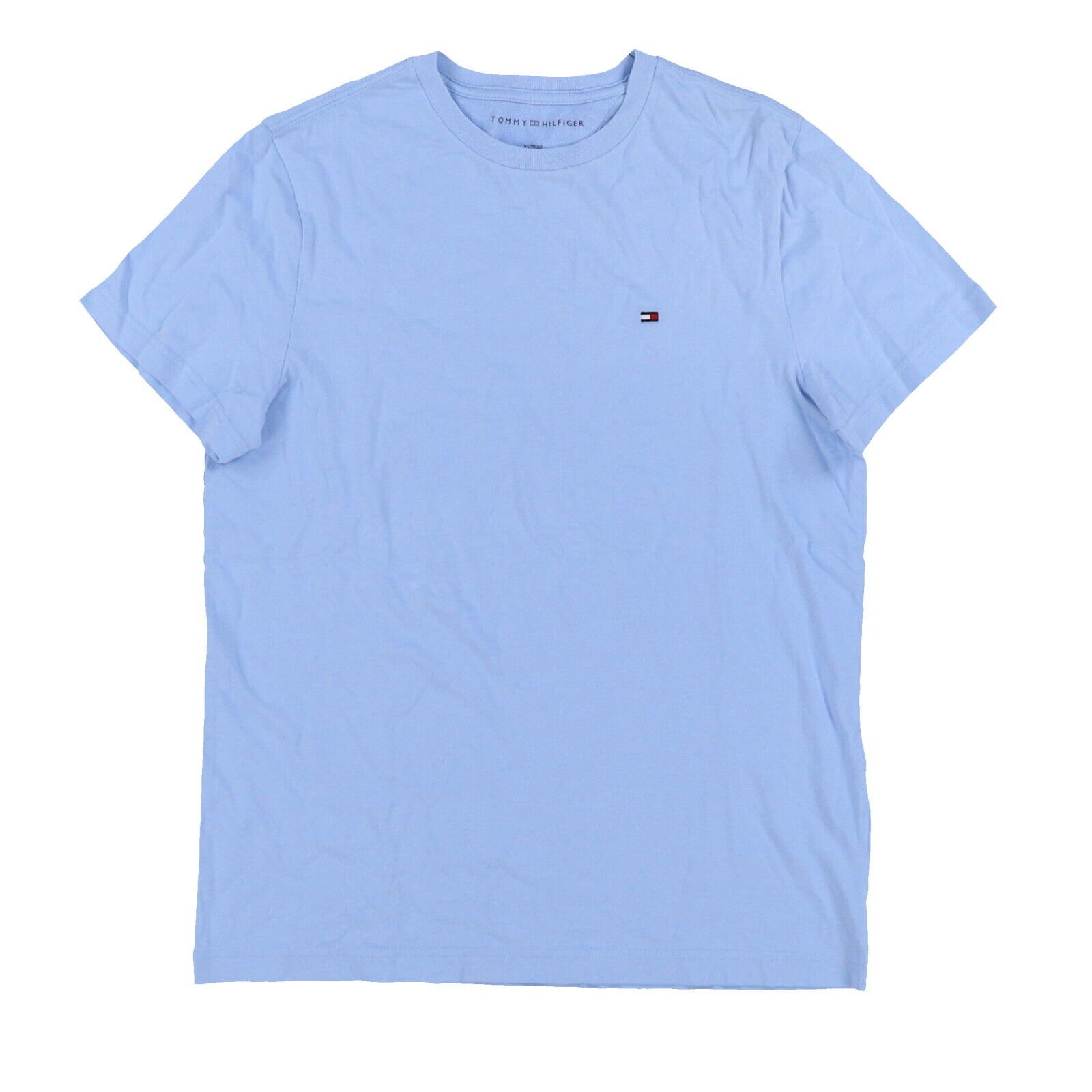 Tommy Hilfiger Hombre Camiseta Cuello Redondo Camiseta Calce Clásico Manga Corta Camisa Nueva - Imagen 7 de 10
