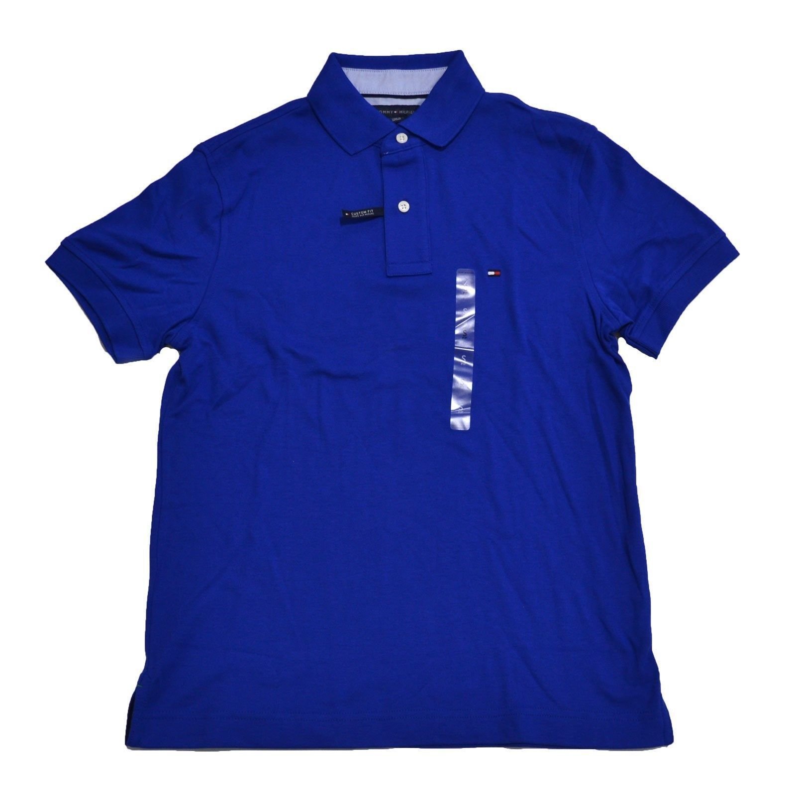 Tommy Hilfiger Herren Poloshirt Verriegelung maßgeschneiderte Passform kurzärmeliger Kragen Neu Th - Bild 9 von 42
