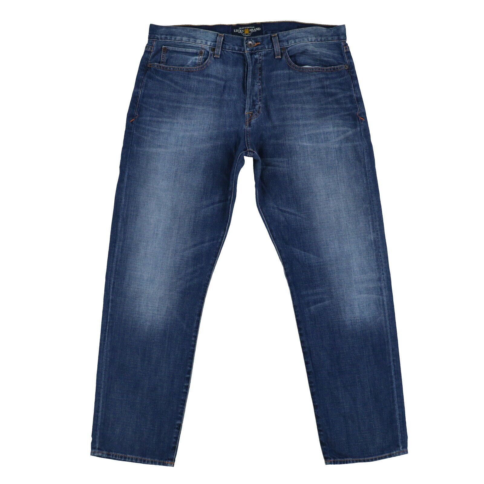 Lucky Brand Mens Jeans 121 Heritage Slim Fit Denim Bottoms Casual Pants Zip Nwt - Picture 8 of 14