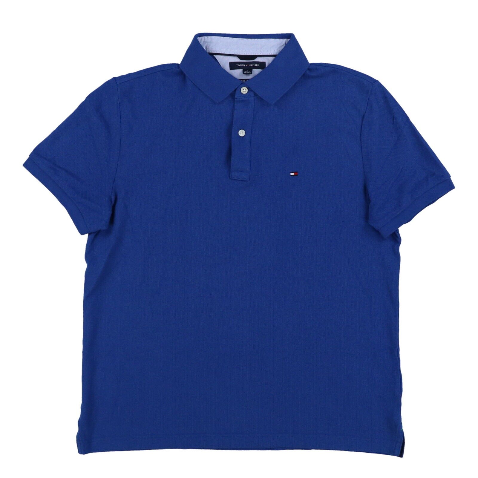 Polo uomo Tommy Hilfiger vestibilità personalizzata maglia manica corta logo bandiera nuova - Foto 8 di 23