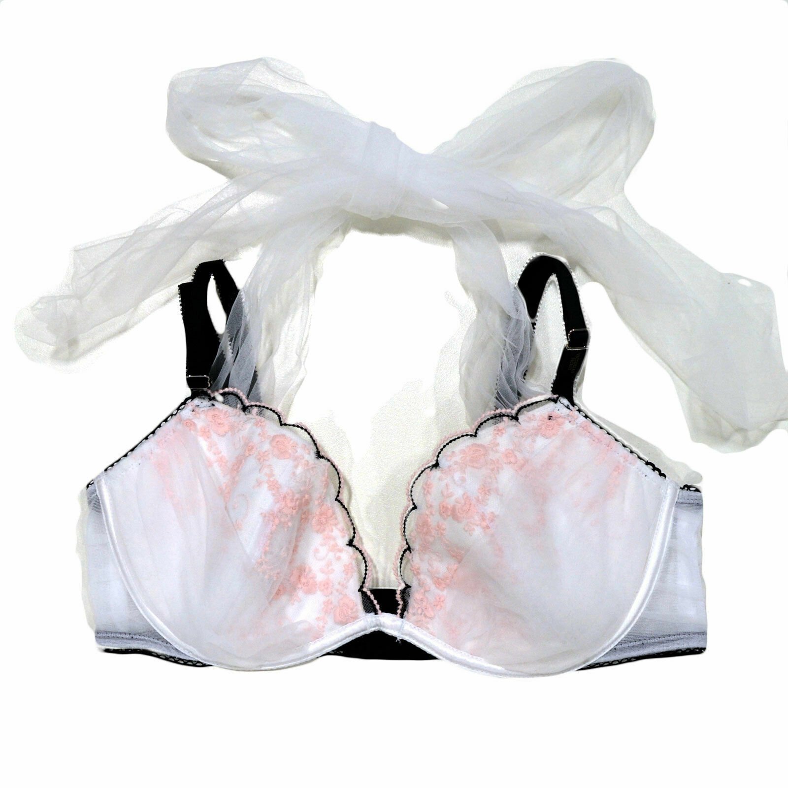 Victoria's Secret Bra Underwire Lined Adjustable Straps Sexy 32DD 34D 34DD New - Picture 4 of 5