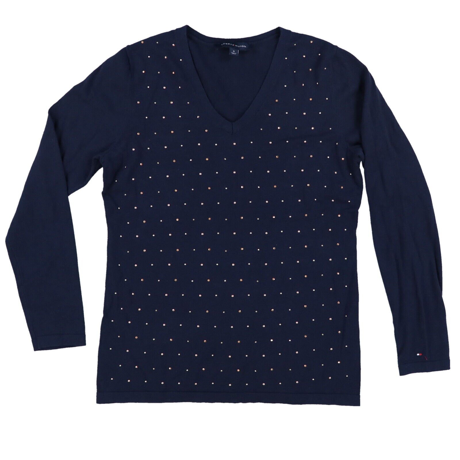 Tommy Hilfiger Damenpullover V-Ausschnitt Pullover leicht langärmelig gestrickt neu - Bild 8 von 19