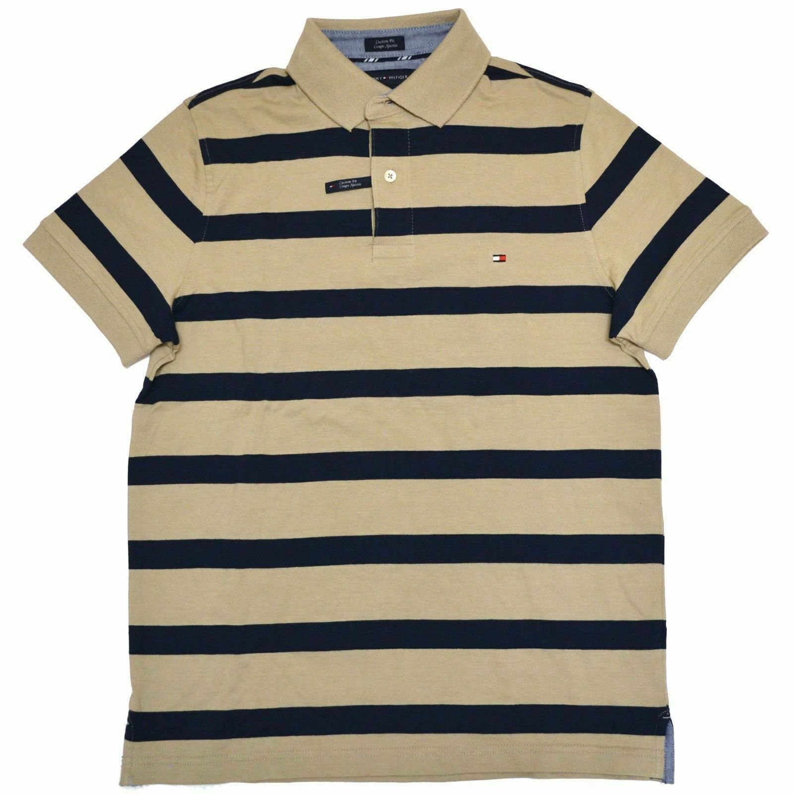 Tommy Hilfiger Herren Poloshirt Verriegelung maßgeschneiderte Passform kurzärmeliger Kragen Neu Th - Bild 28 von 42