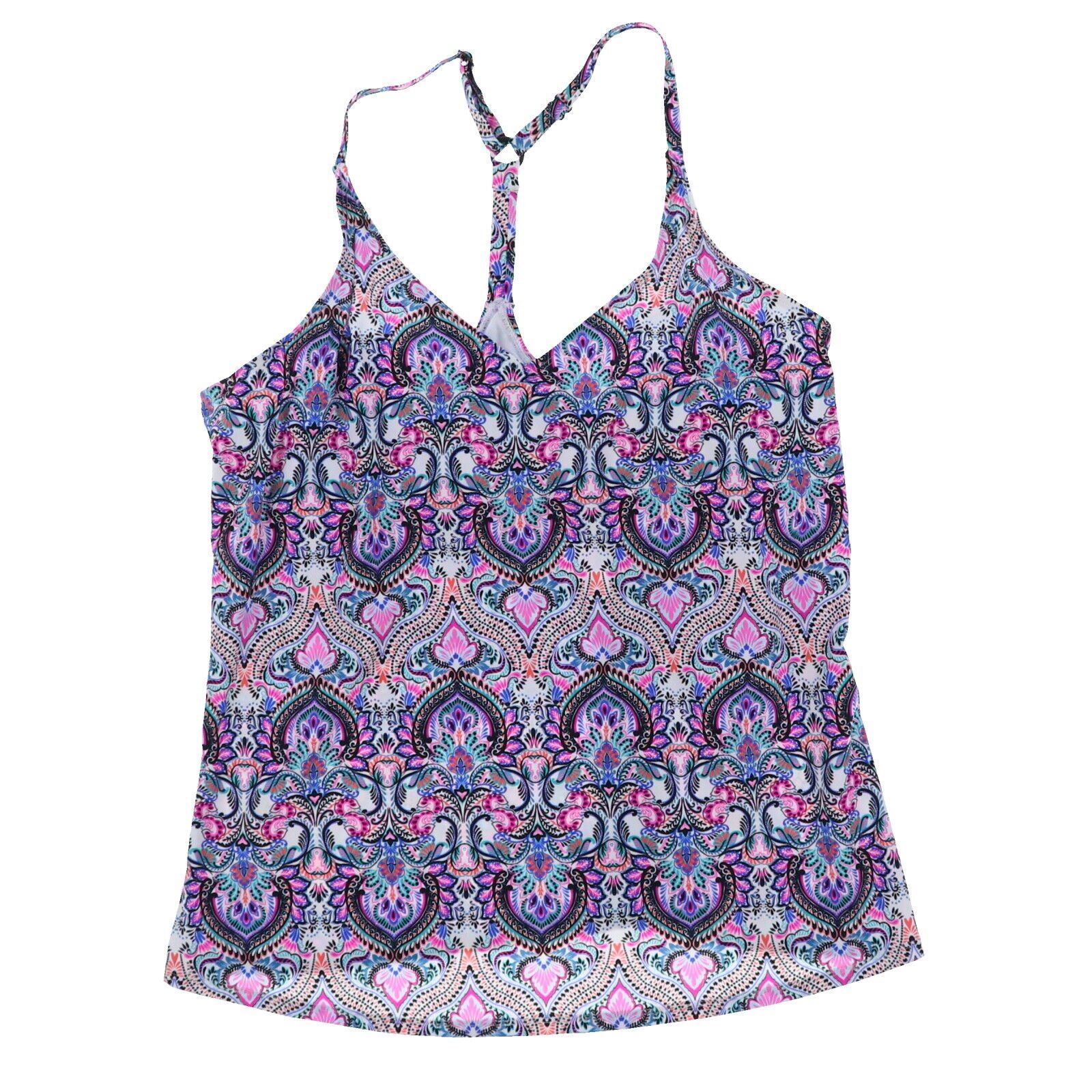Island Escape Women's Tankini Swim Top Bathing Suit Swimsuit 6 8 10 12 14 16 New - Picture 16 of 47