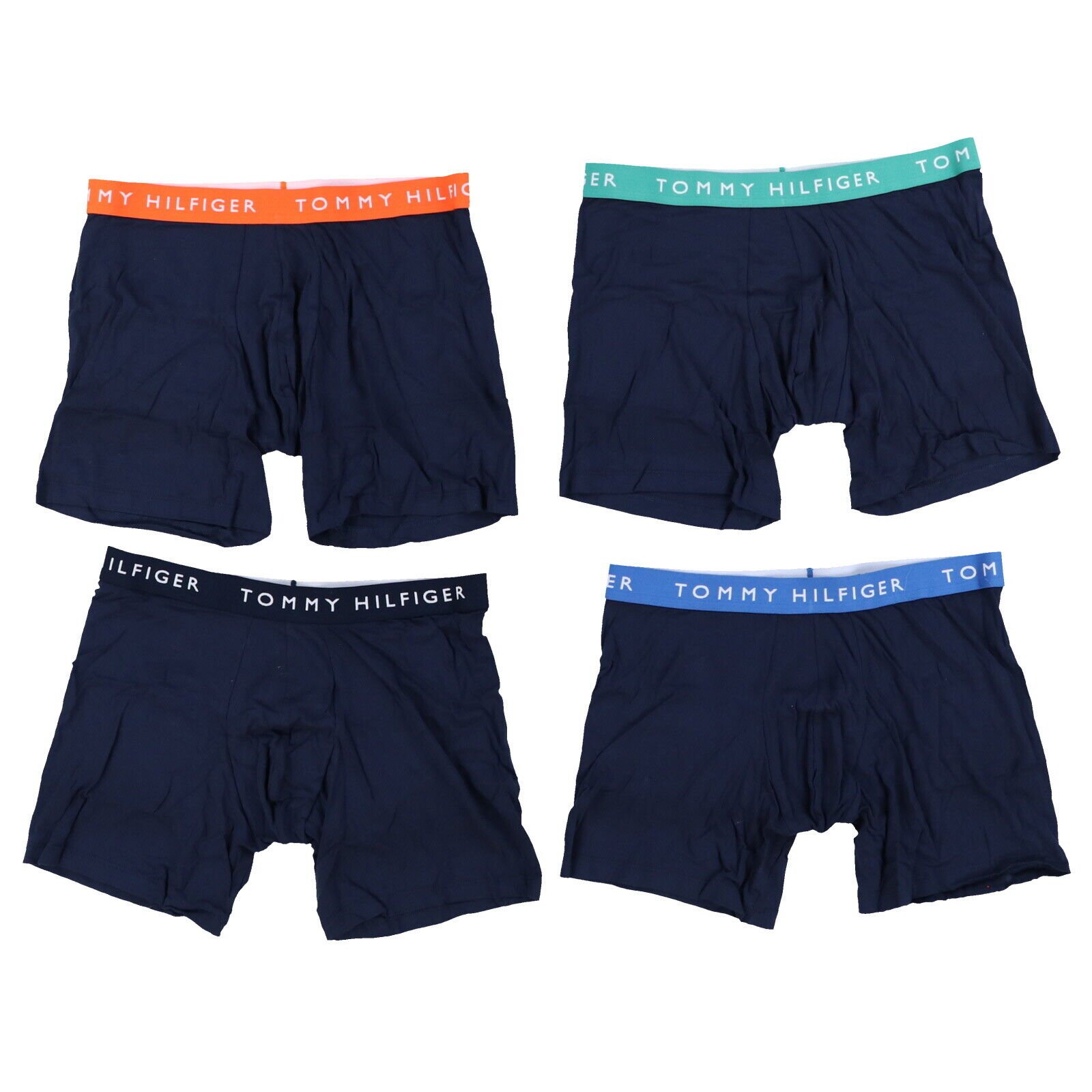 Tommy Hilfiger Herrenunterwäsche 4er-Pack Baumwolle Stretch Boxershorts Logo M L Neu - Bild 3 von 4