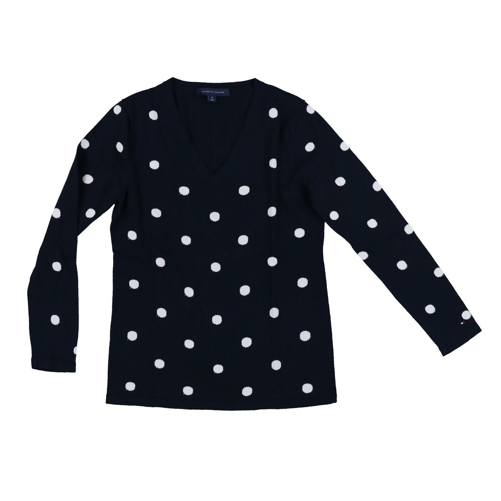 Navy Polka Dot