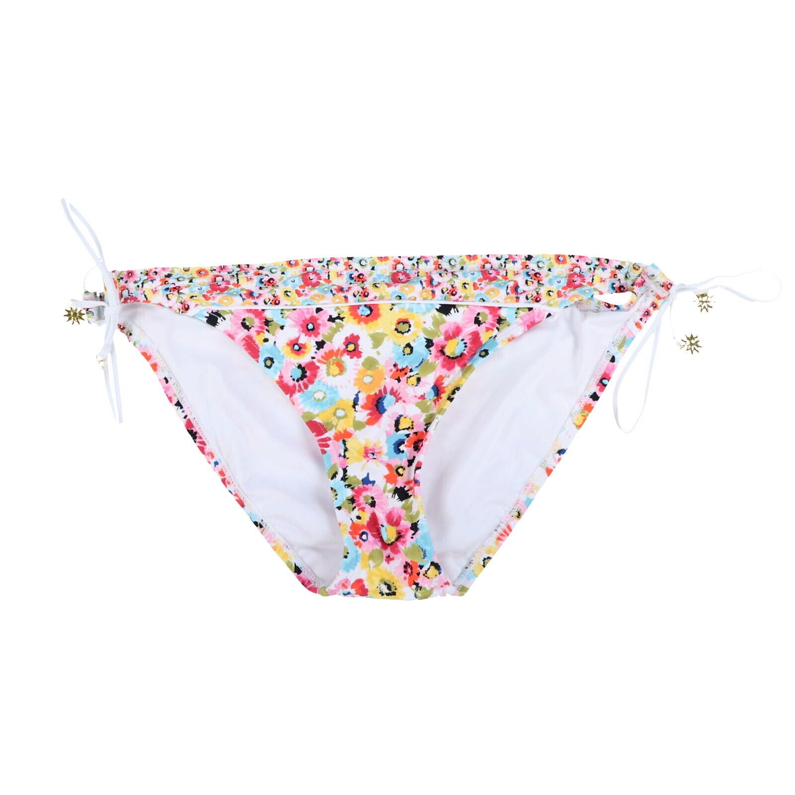 Bleu Rod Beattie Women's Bikini Swim Bottom Side Tie Bathing Suit Stretch 6 14 - Picture 2 of 3