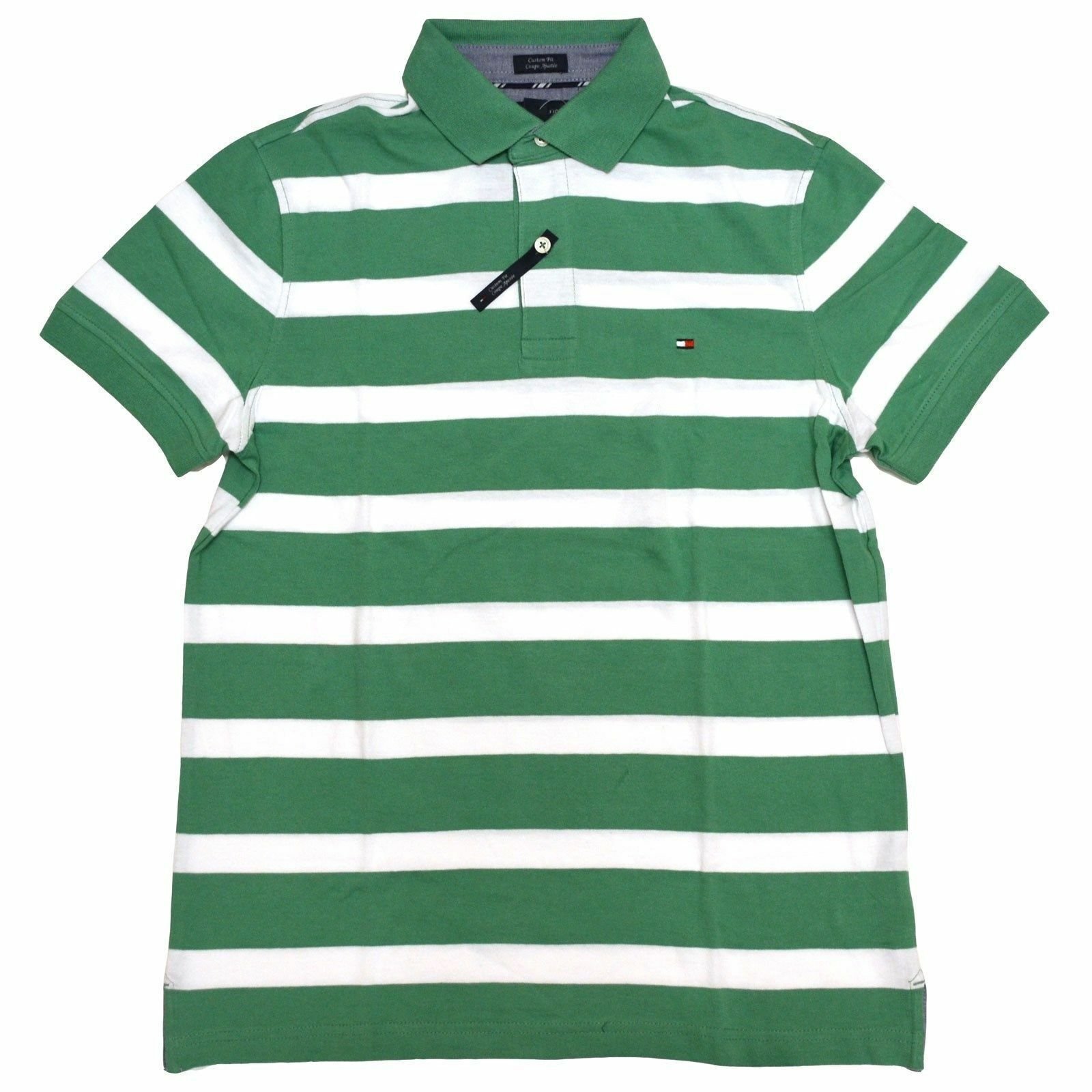Tommy Hilfiger Herren Poloshirt Verriegelung maßgeschneiderte Passform kurzärmeliger Kragen Neu Th - Bild 27 von 42