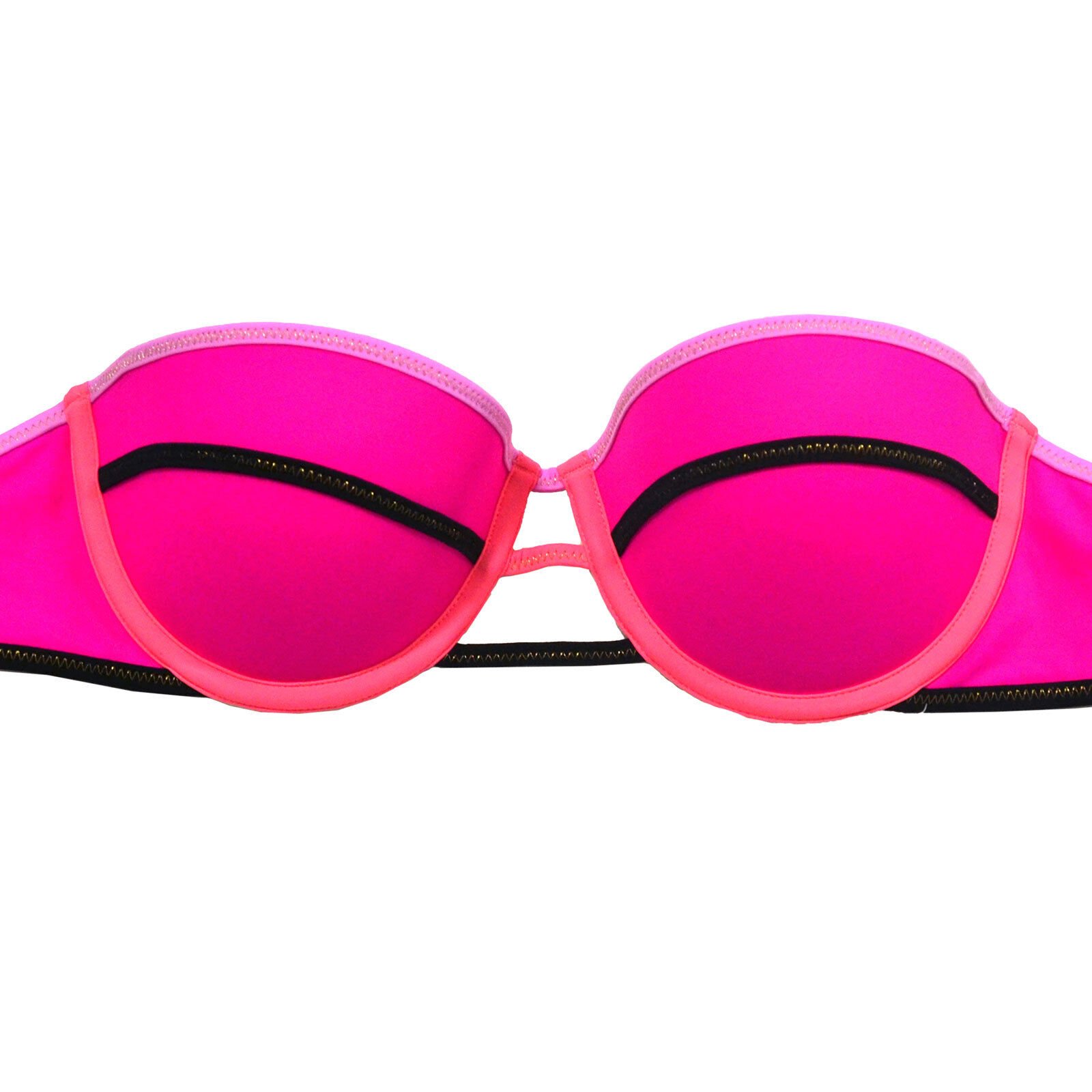 Victoria's Secret Swimsuit Top Bandeau Swim Push Up Bathing Suit Strapless New - Picture 7 of 20