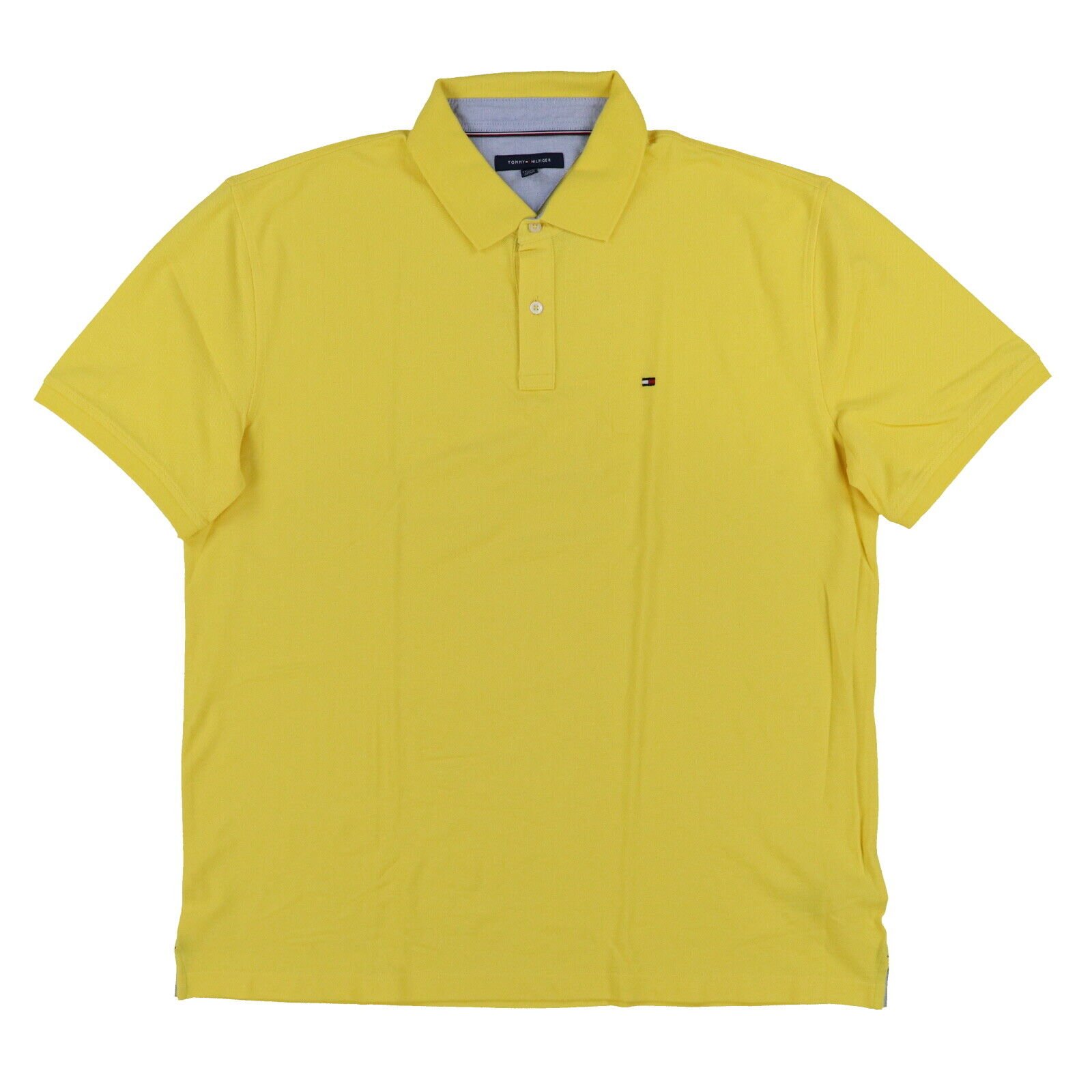 Polo uomo Tommy Hilfiger vestibilità personalizzata maglia manica corta logo bandiera nuova - Foto 11 di 23