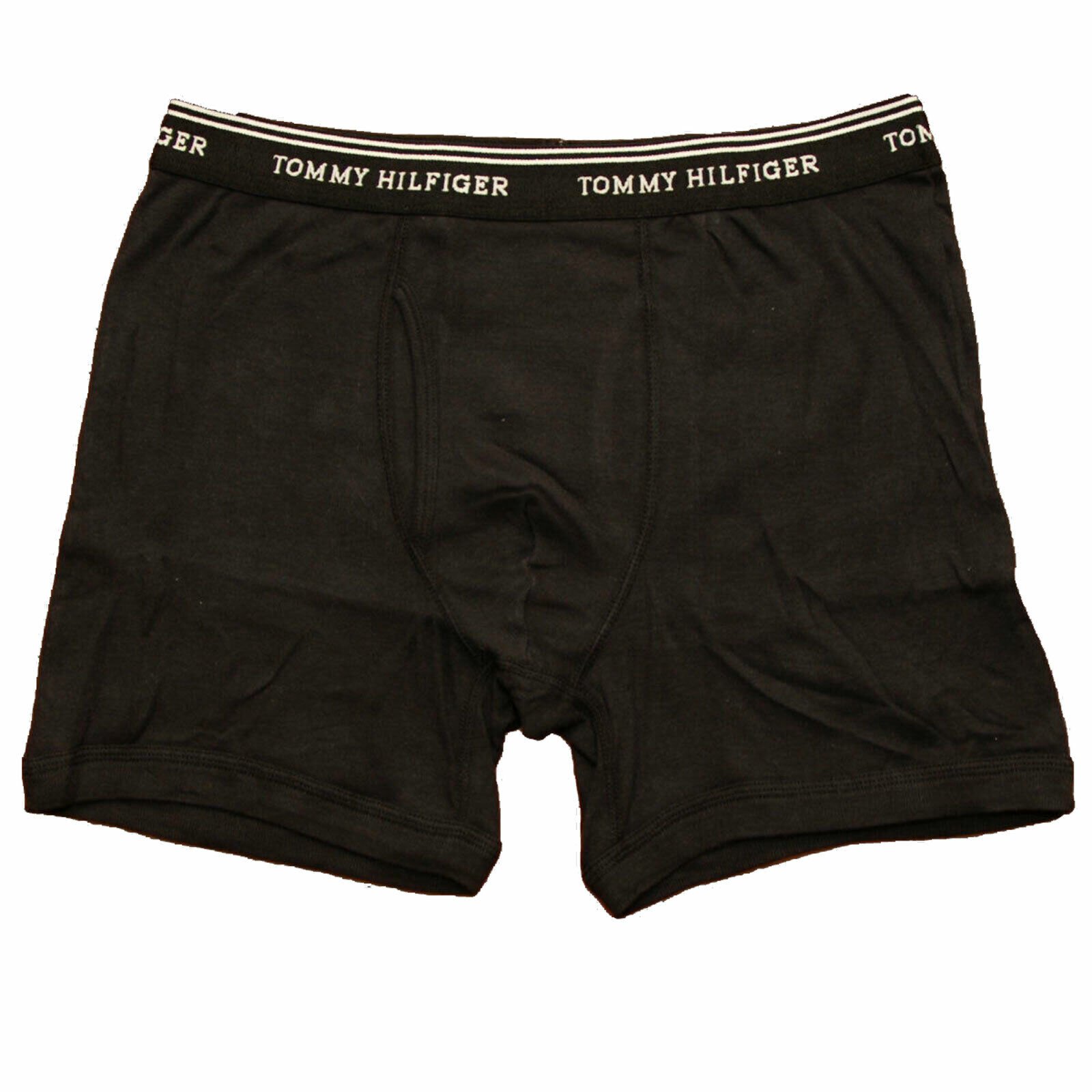 トミー専用 Tommy Hilfiger Men's Boxer Brief Underwear 1 Pack Logo Waistband