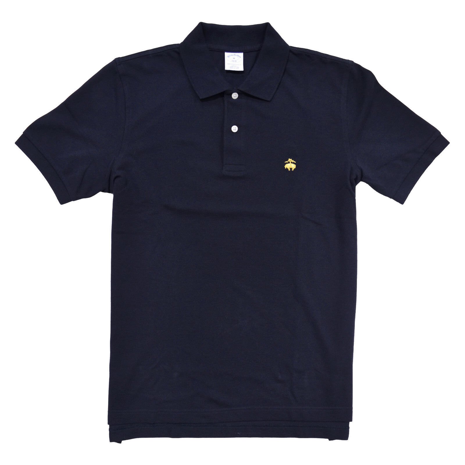 Brooks Brothers Mens Slim Fit Polo Shirt Golden Fleece Logo Performance Mesh New - Picture 4 of 13
