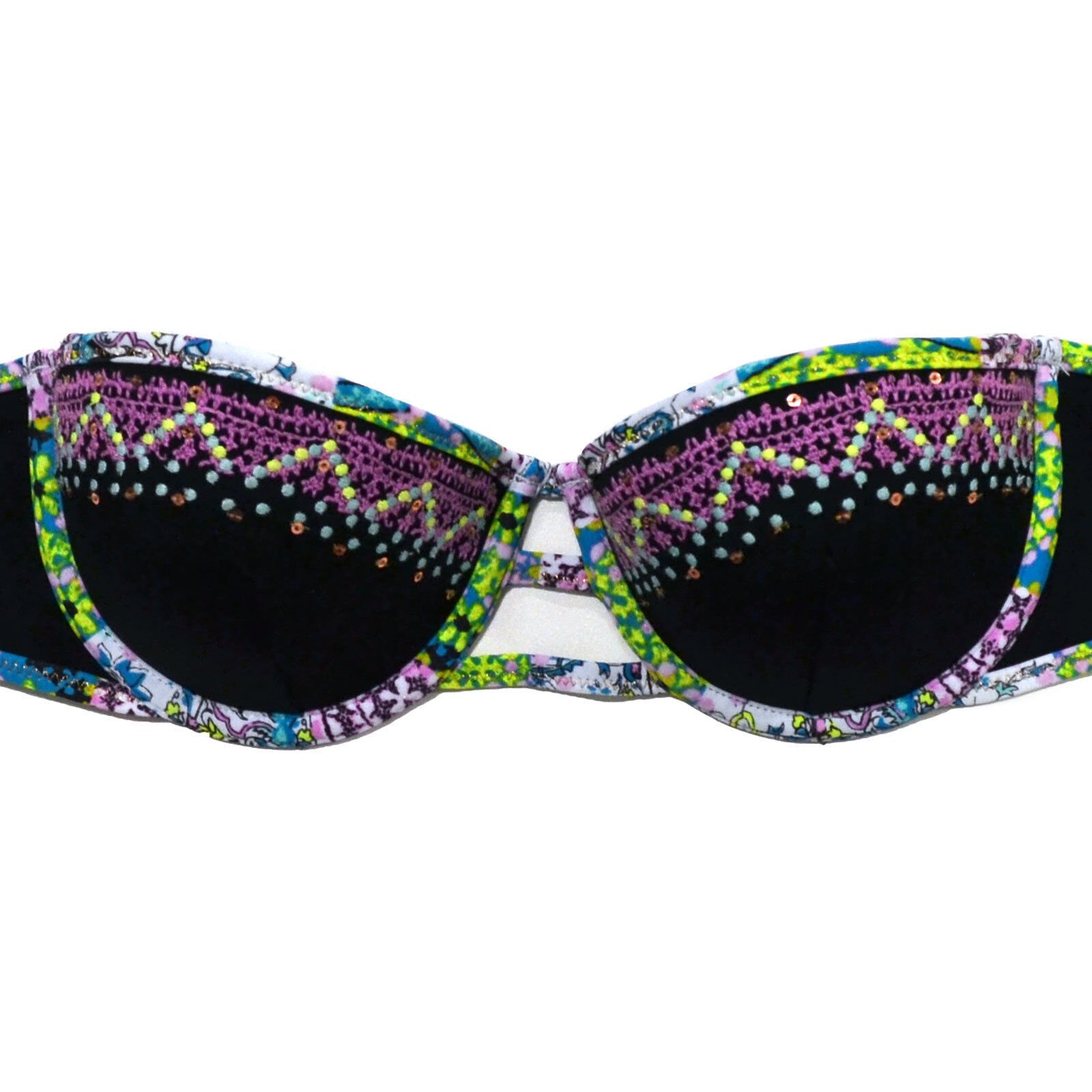 Victoria's Secret Swimsuit Top Bandeau Swim Push Up Bathing Suit Strapless New - Picture 11 of 20