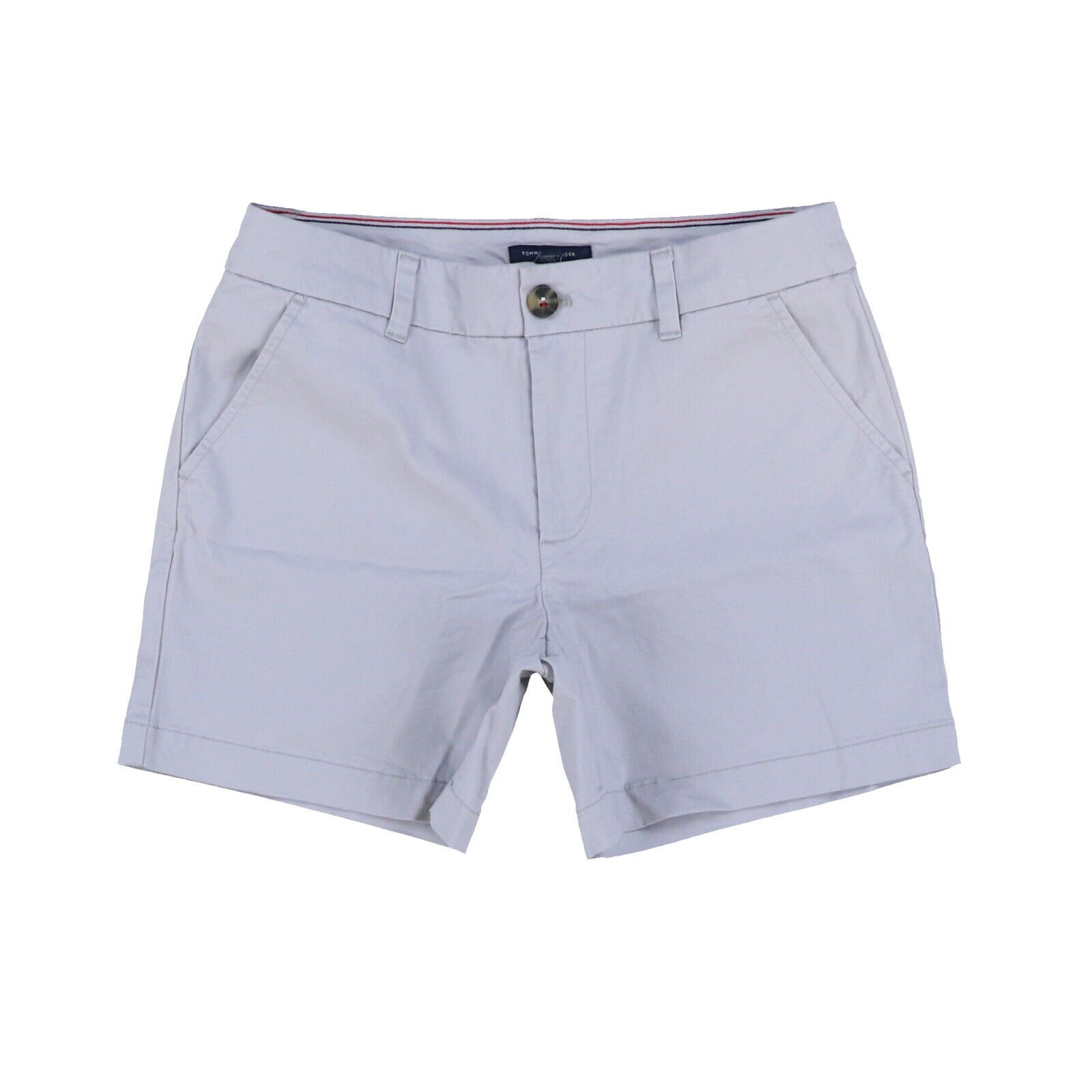 Tommy Hilfiger Damen Chino Shorts 5 Inch Freizeithose Flat Front Logo Neu - Bild 8 von 8