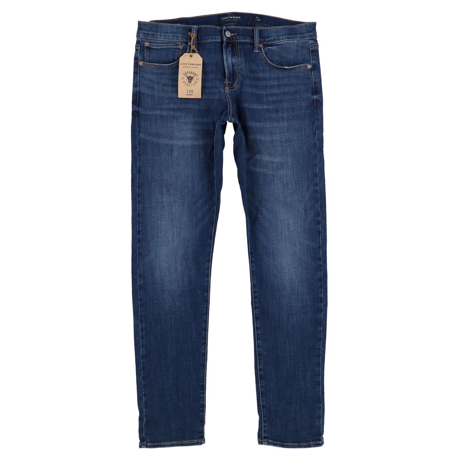 Lucky Brand Men's Jeans 110 Modern Skinny Fit Slim Denim Pants Casual Bottoms - Picture 2 of 4