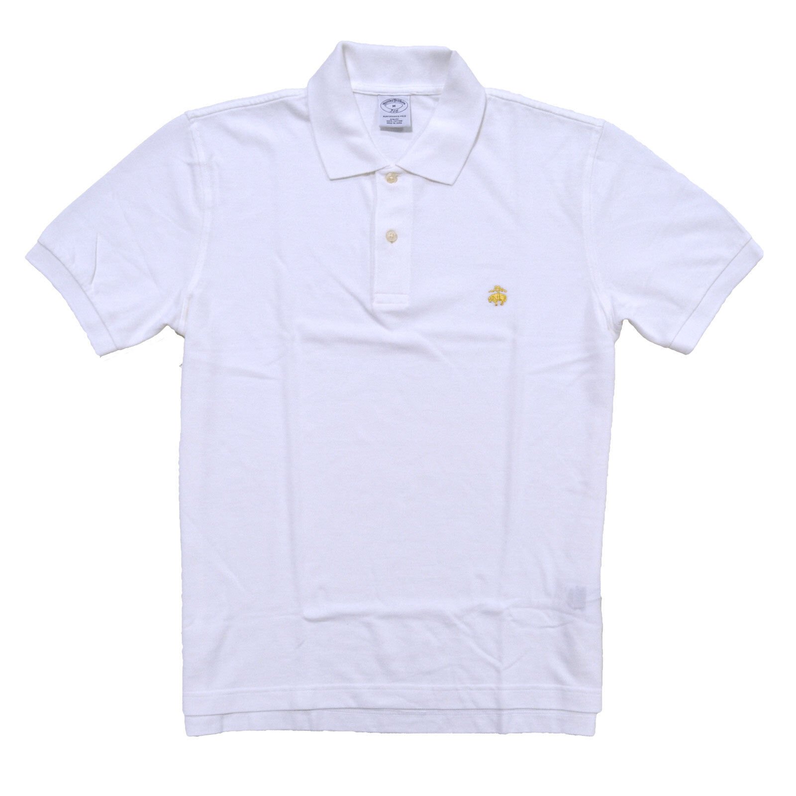 Brooks Brothers Mens Slim Fit Polo Shirt Golden Fleece Logo Performance Mesh New - Picture 3 of 13