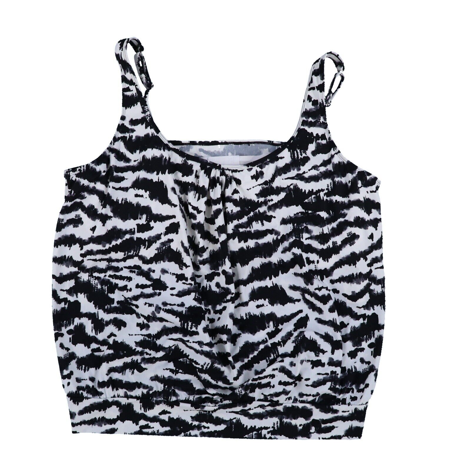 Swim Solutions Women's Plus Size Tankini Swim Top Swimsuit Bathing Suit New - Picture 4 of 4