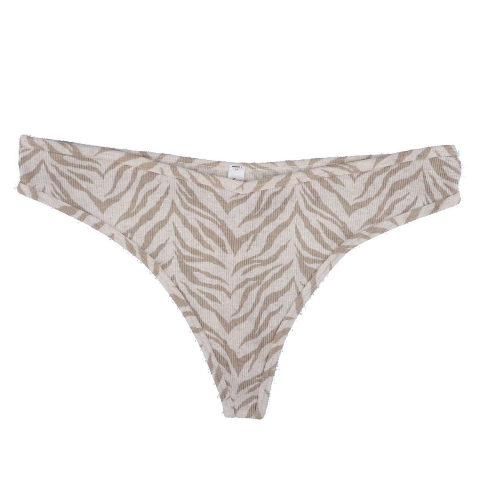 Jenni Women's Underwear Ribbed Thong Sexy Panties Comfort Soft Cheeky Multi New - Picture 4 of 5